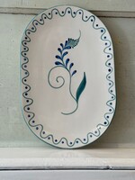 Anna + Nina Anna + Nina indigo Flora Serving Platter