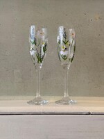 Anna + Nina Anna + Nina Springtime Champagne flute - set of 2