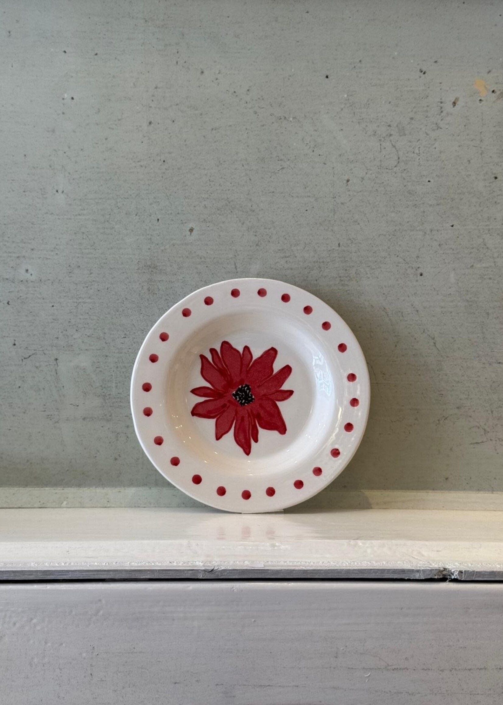 Anna + Nina Anna + Nina Fiorita Dessert Plate