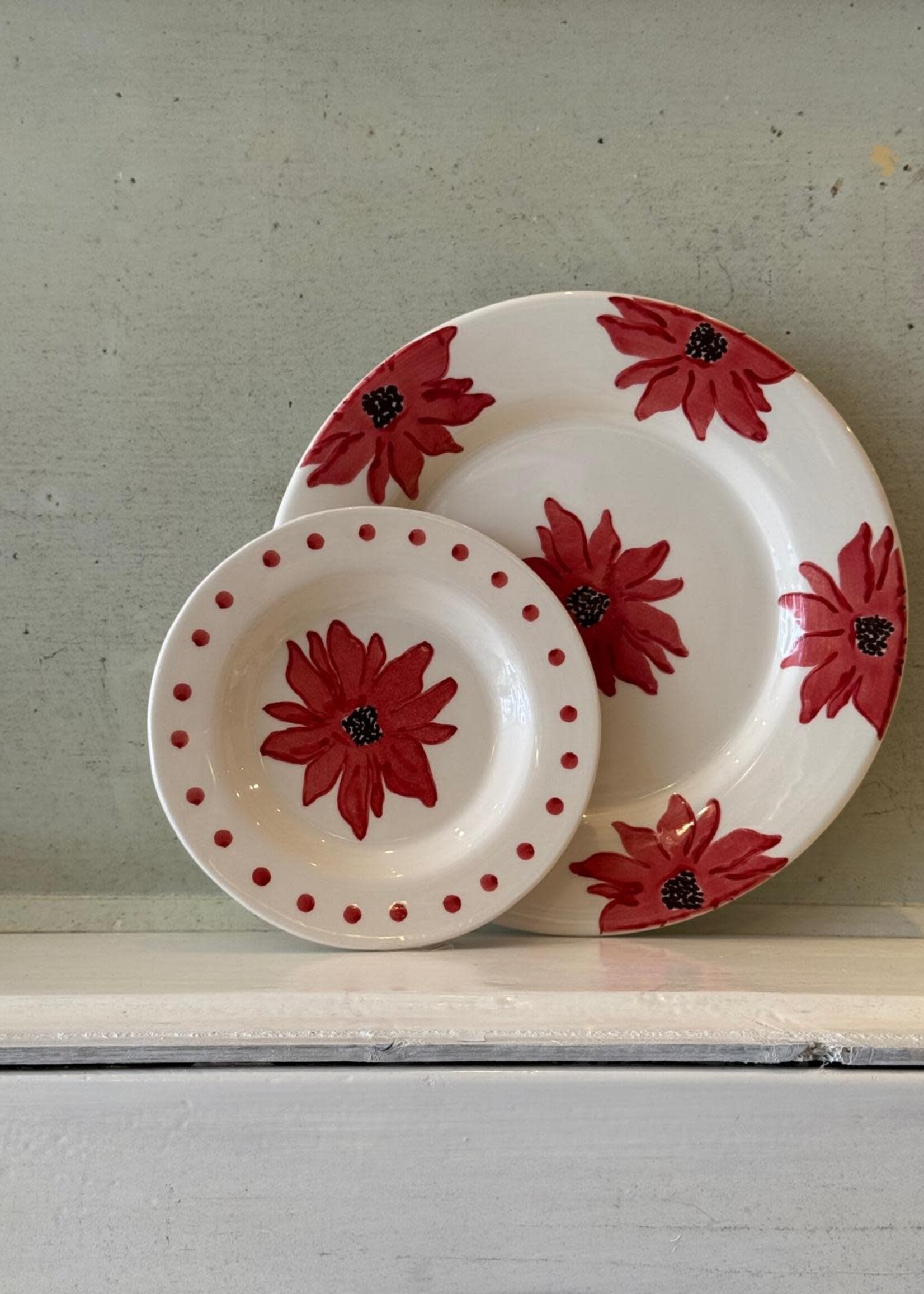 Anna + Nina Anna + Nina Fiorita Dessert Plate