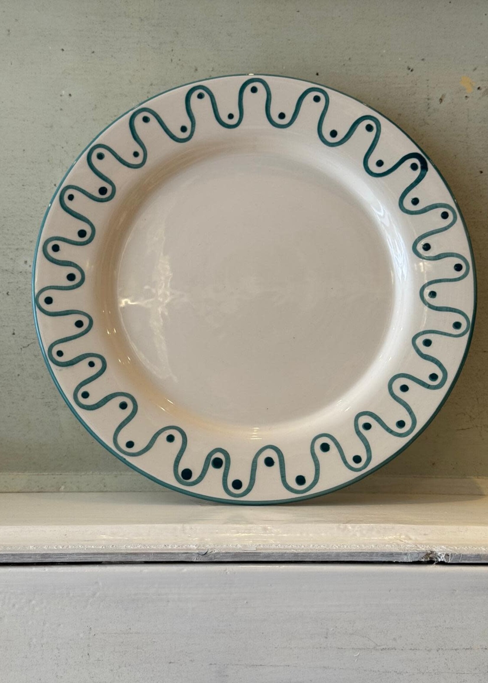 Anna + Nina Anna + Nina Leaf Dinner Plate