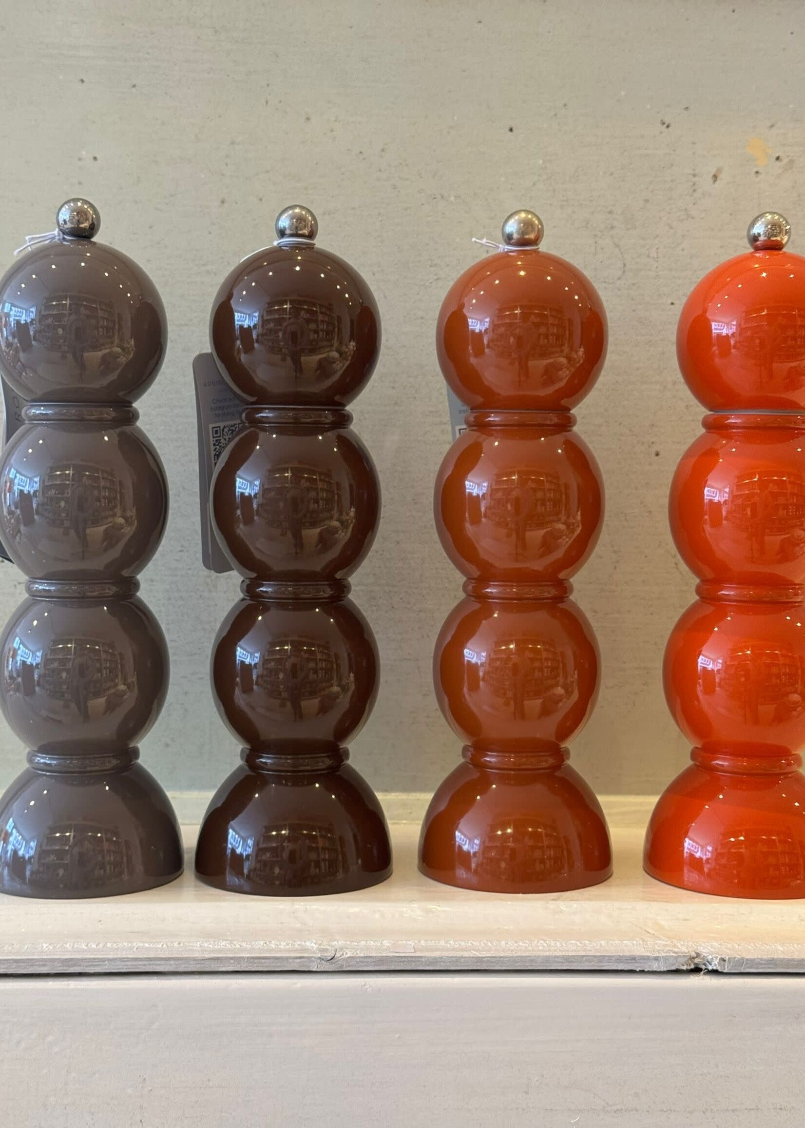 Addison Ross Addison Ross Bobbin Salt & Pepper Grinder 'Orange'