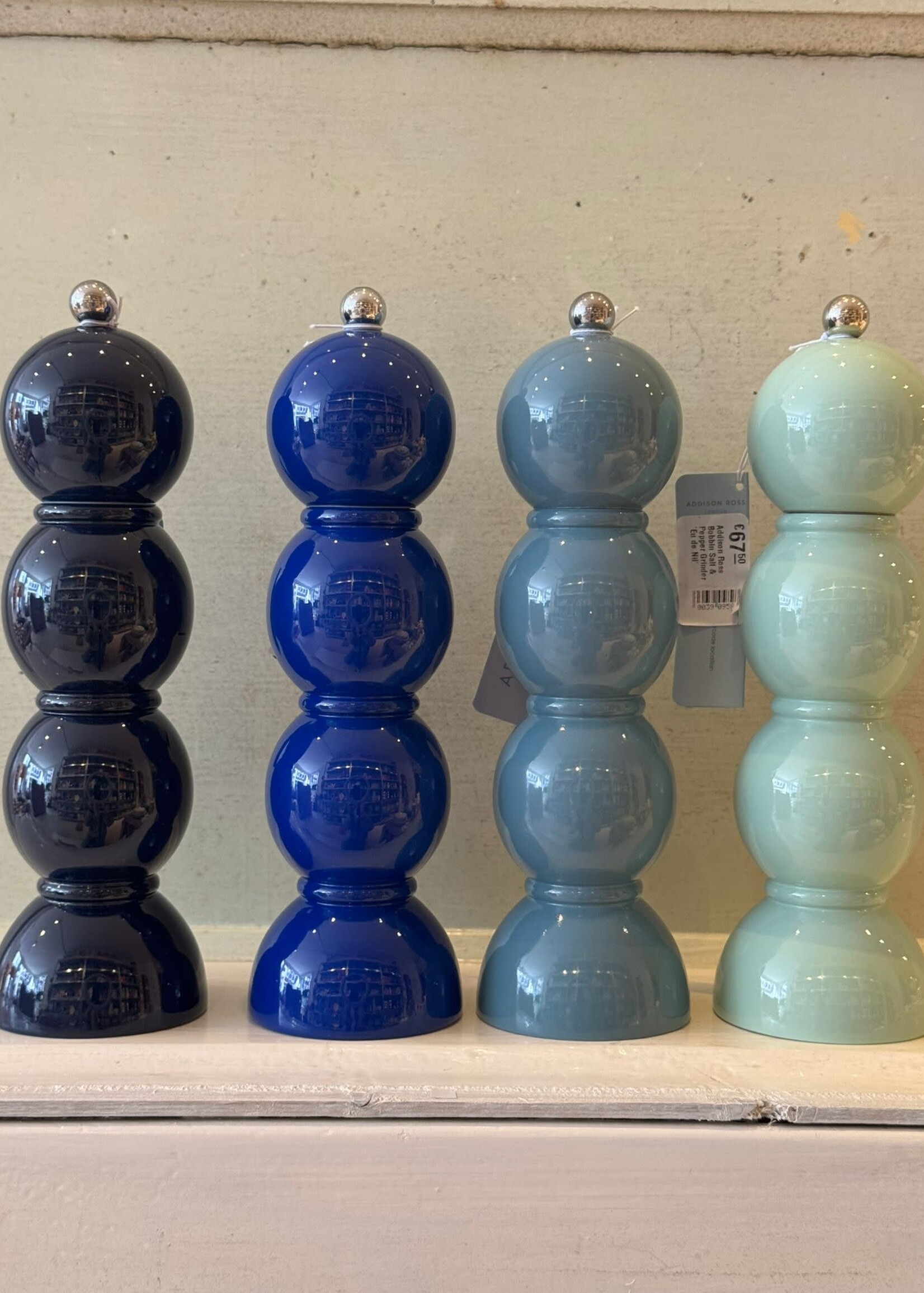 Addison Ross Addison Ross Bobbin Salt & Pepper Grinder 'Navy'