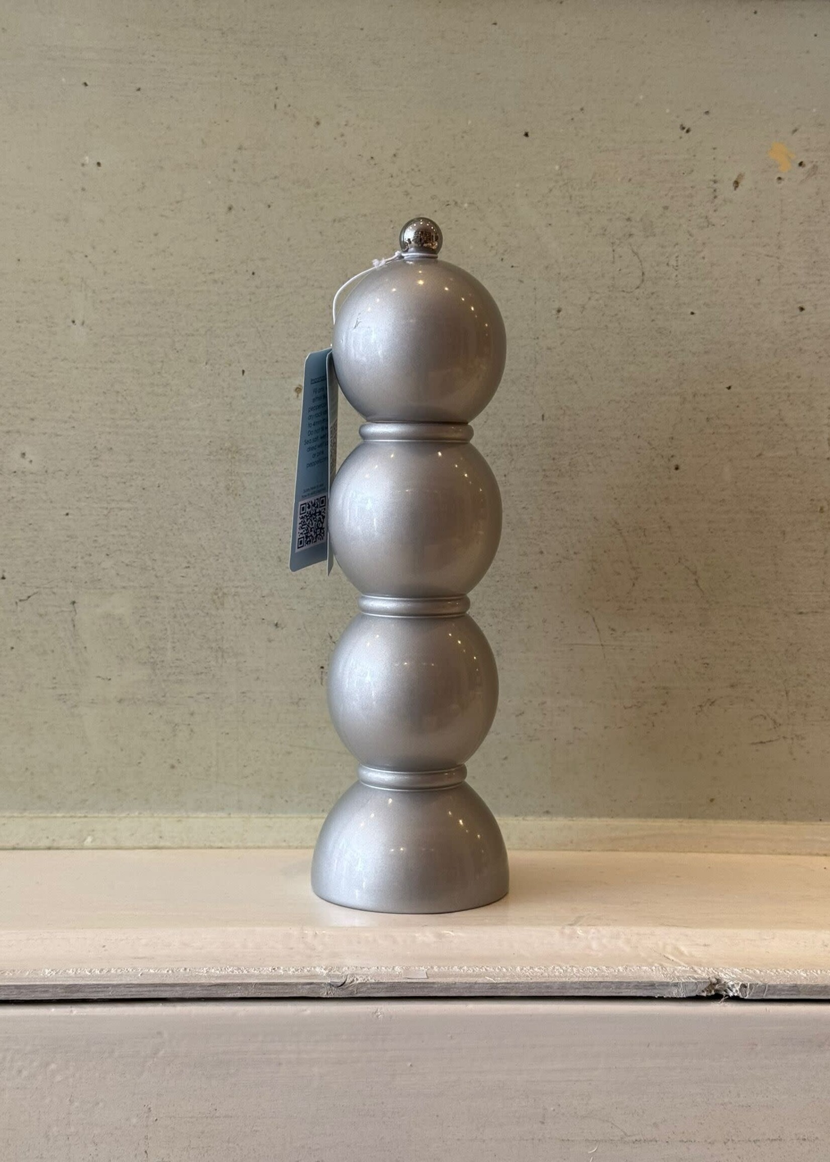 Addison Ross Addison Ross Bobbin Salt & Pepper Grinder 'Silver'