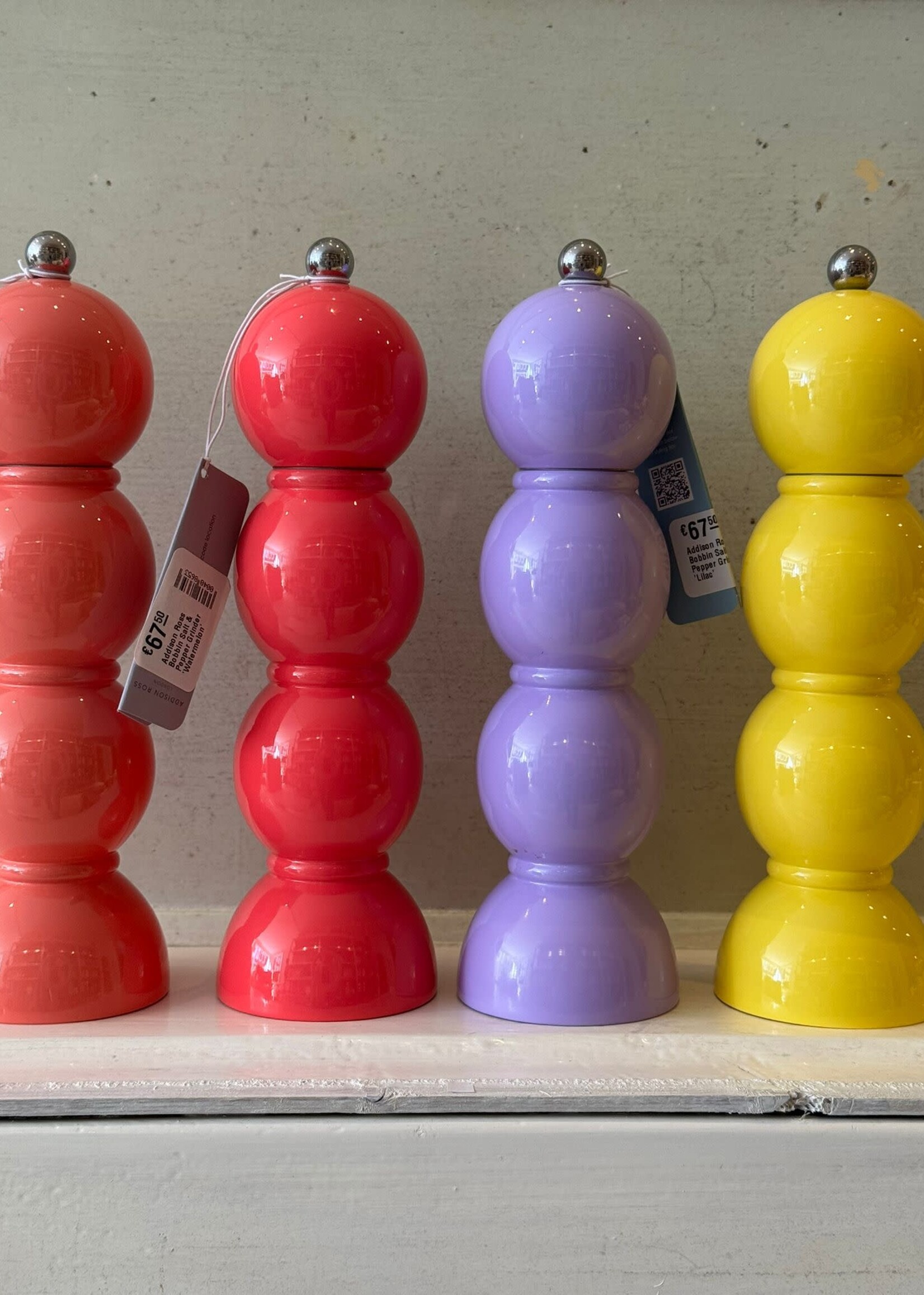 Addison Ross Addison Ross Bobbin Salt & Pepper Grinder 'Lilac'