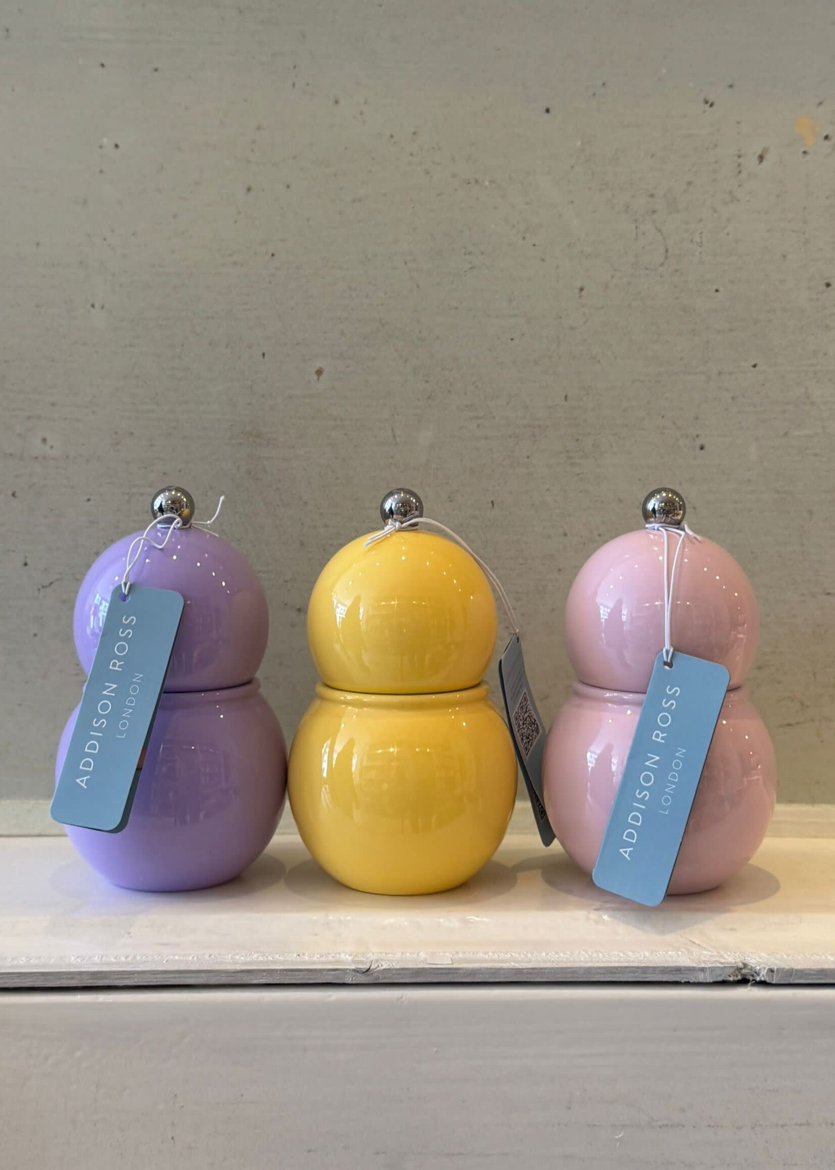 Addison Ross Addison Ross Chubby Salt & Pepper Grinder 12cm Lilac