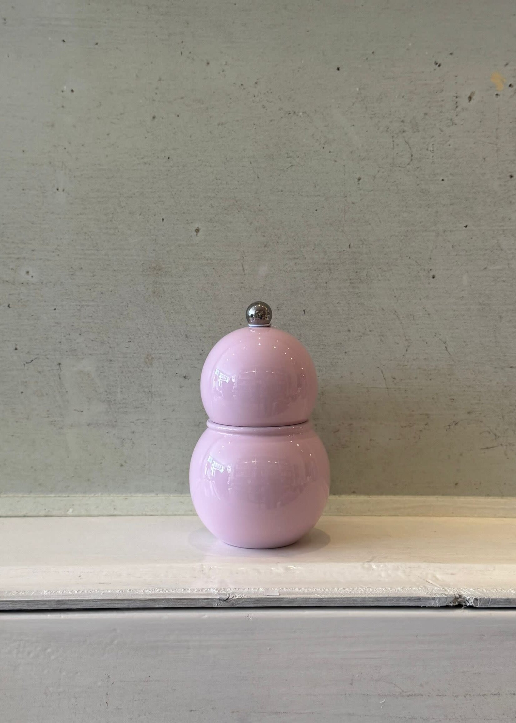 Addison Ross Addison Ross Chubby Salt & Pepper Grinder 12cm Pink