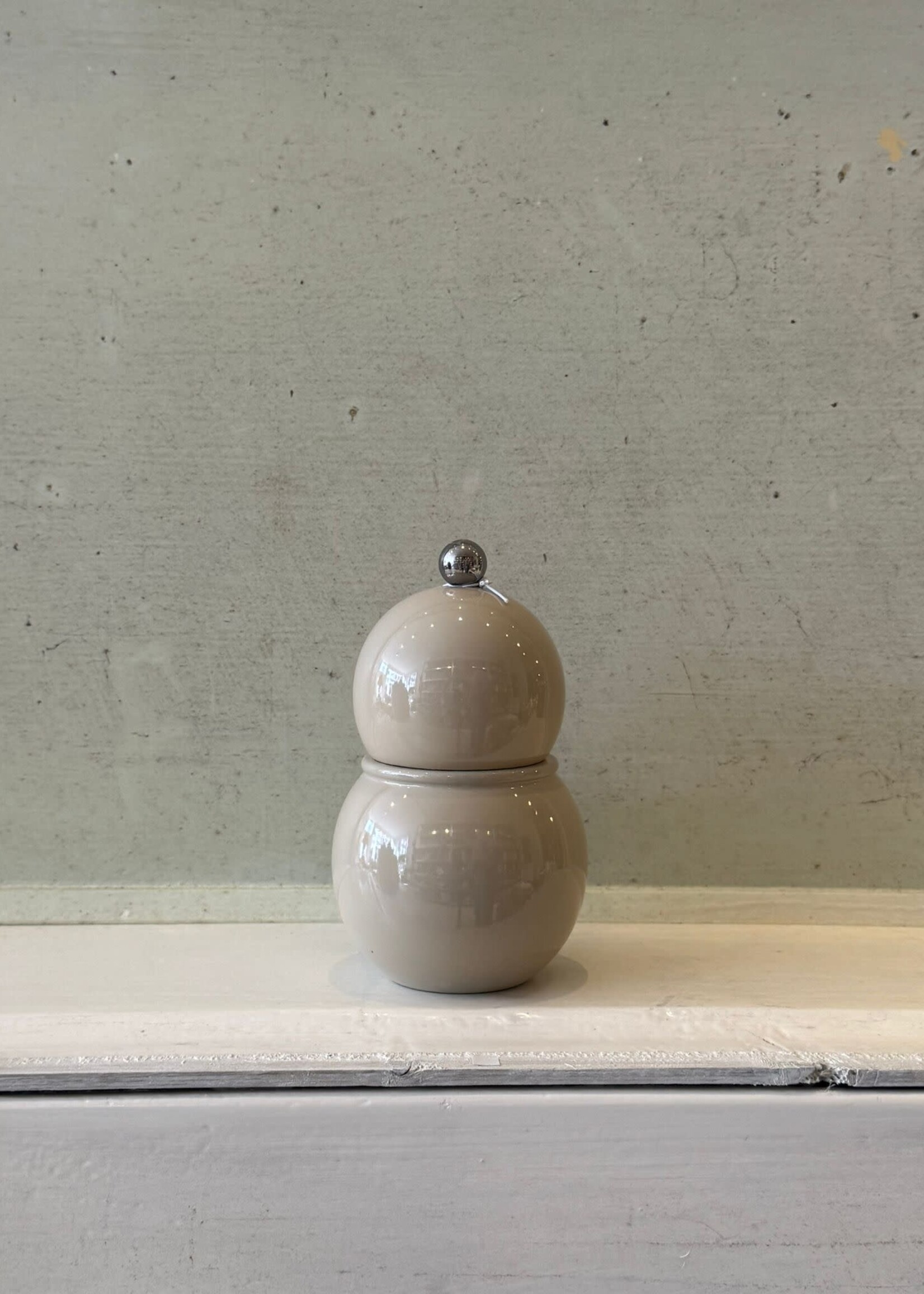 Addison Ross Addison Ross Chubby Salt & Pepper Grinder 12cm 'Cappuccino'