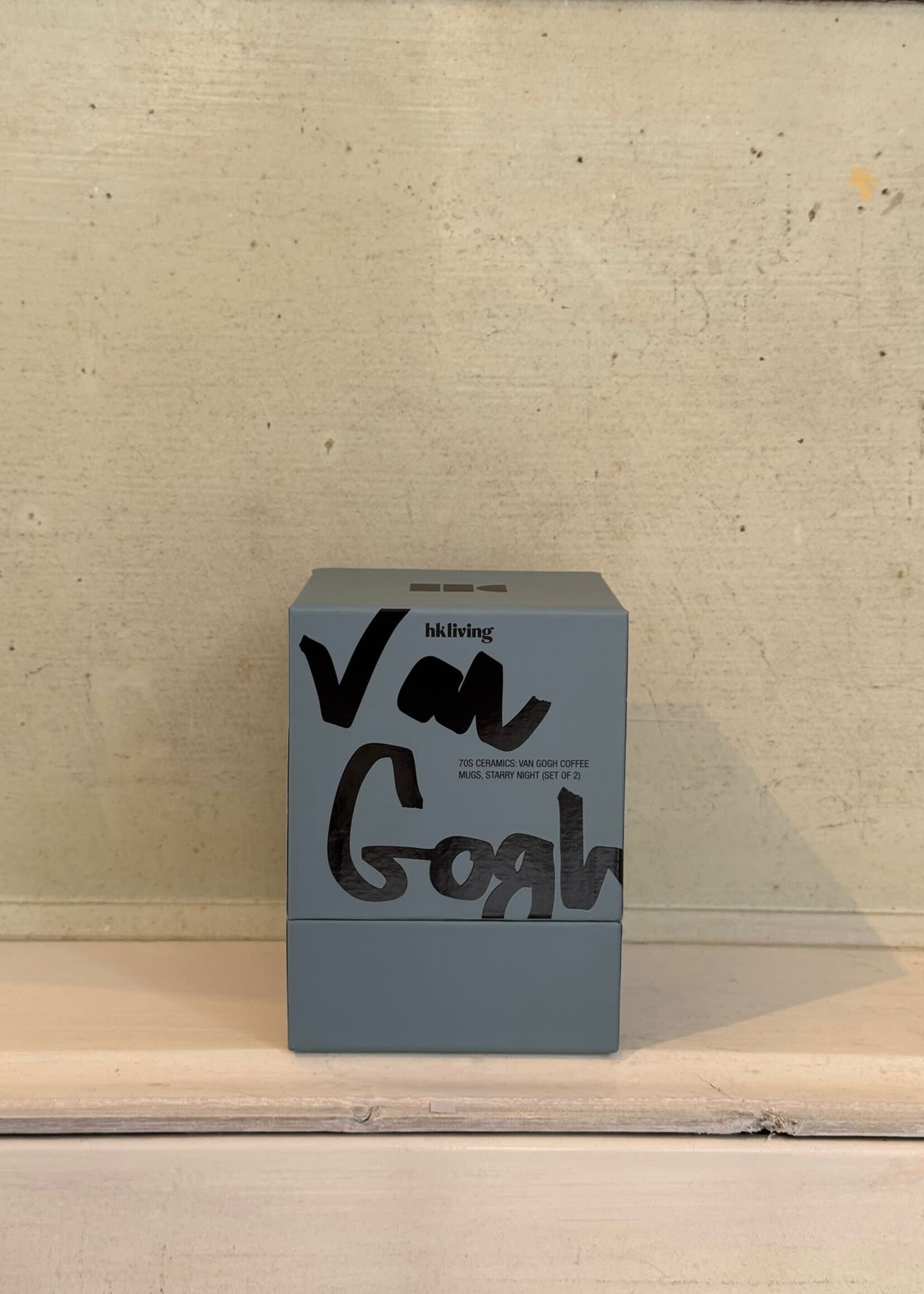 HKliving HKliving Ceramic 70's Van Gogh Coffee Mugs  'Starry Night'