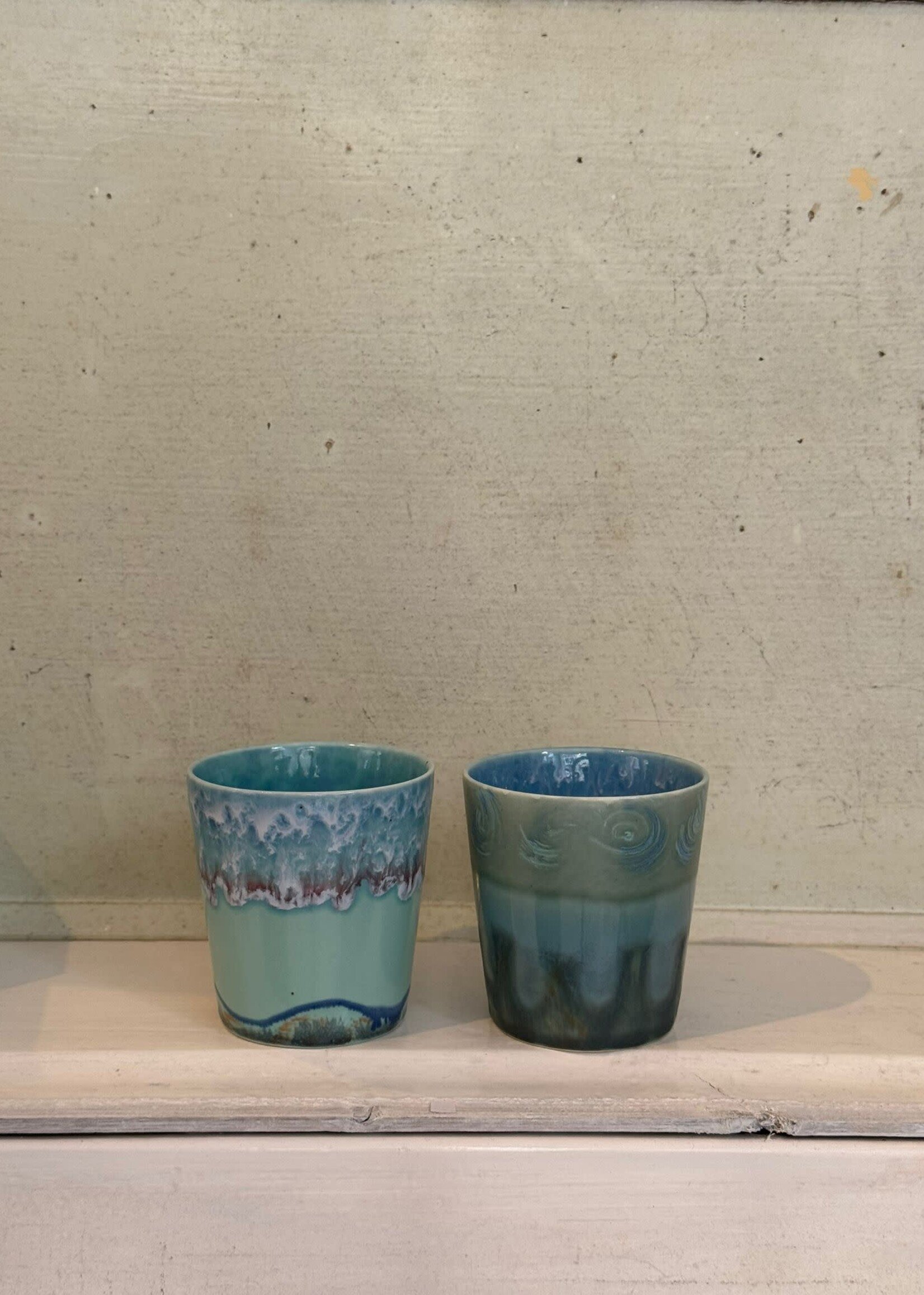 HKliving HKliving Ceramic 70's Van Gogh Coffee Mugs  'Self Portrait'