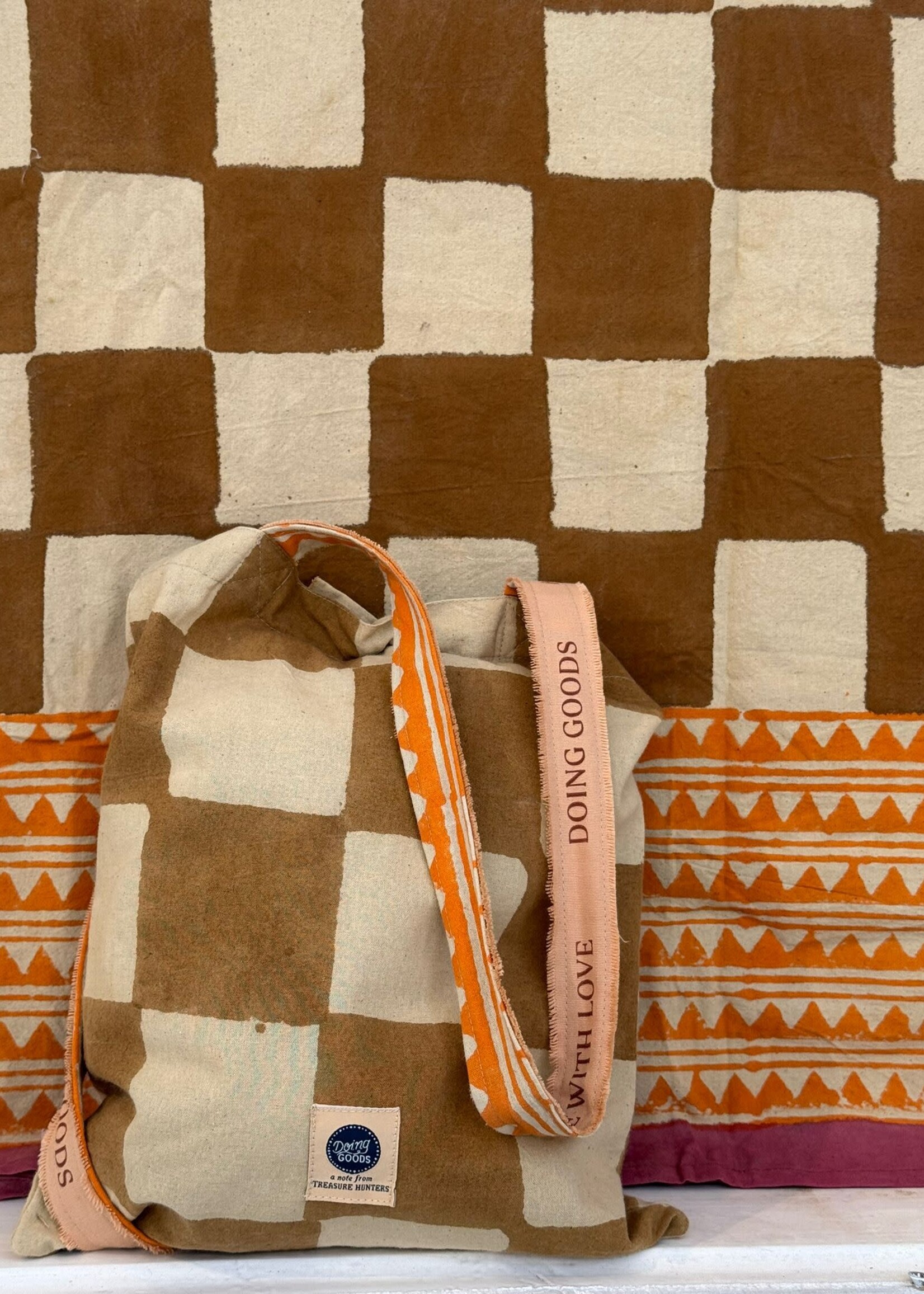 Doing Goods Doing Goods Checkmate Double Throw in Tote Bag 240 x 280 cm