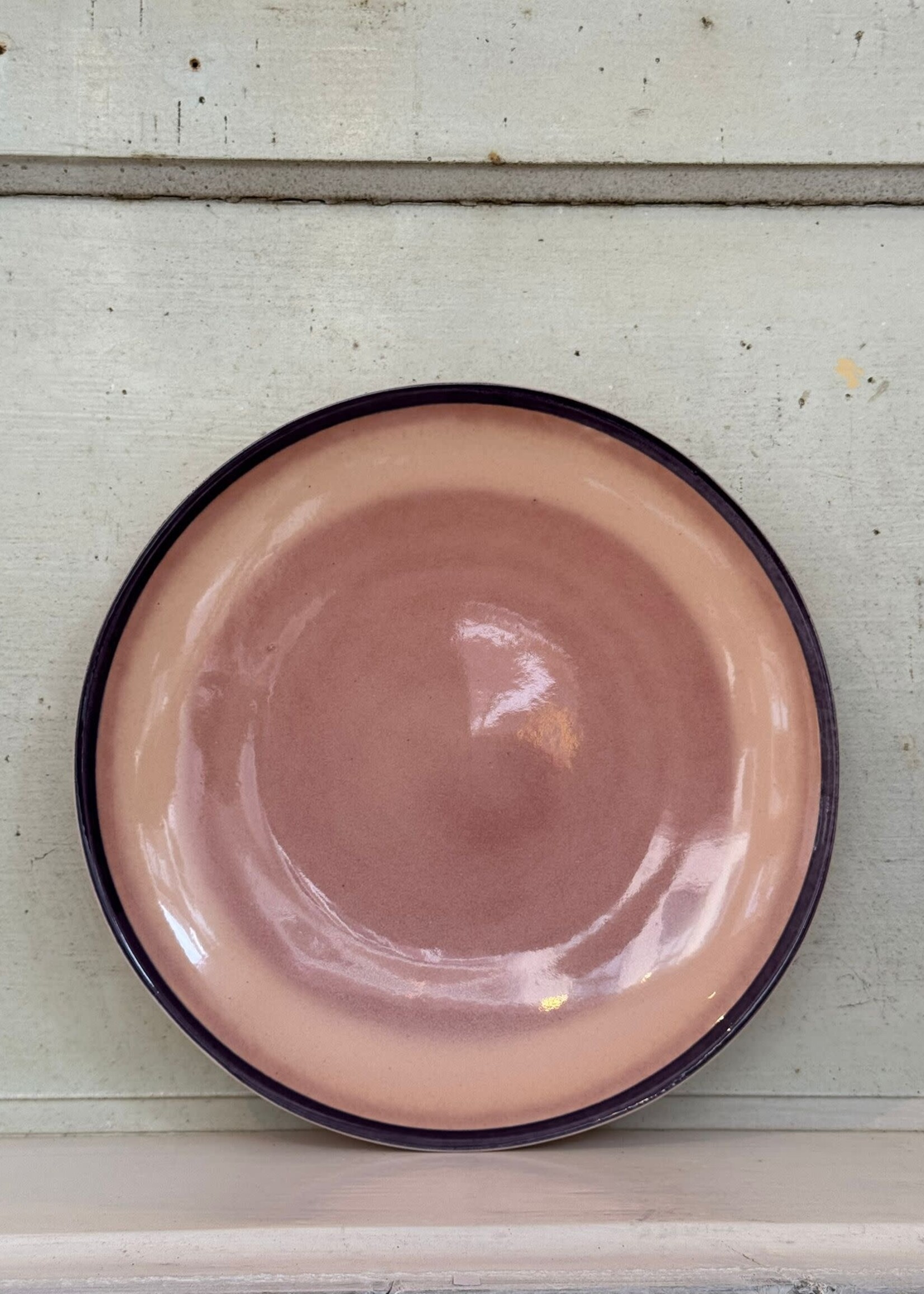 HKliving HKliving Ceramic 70's Dinner Plate 'Bedrock'