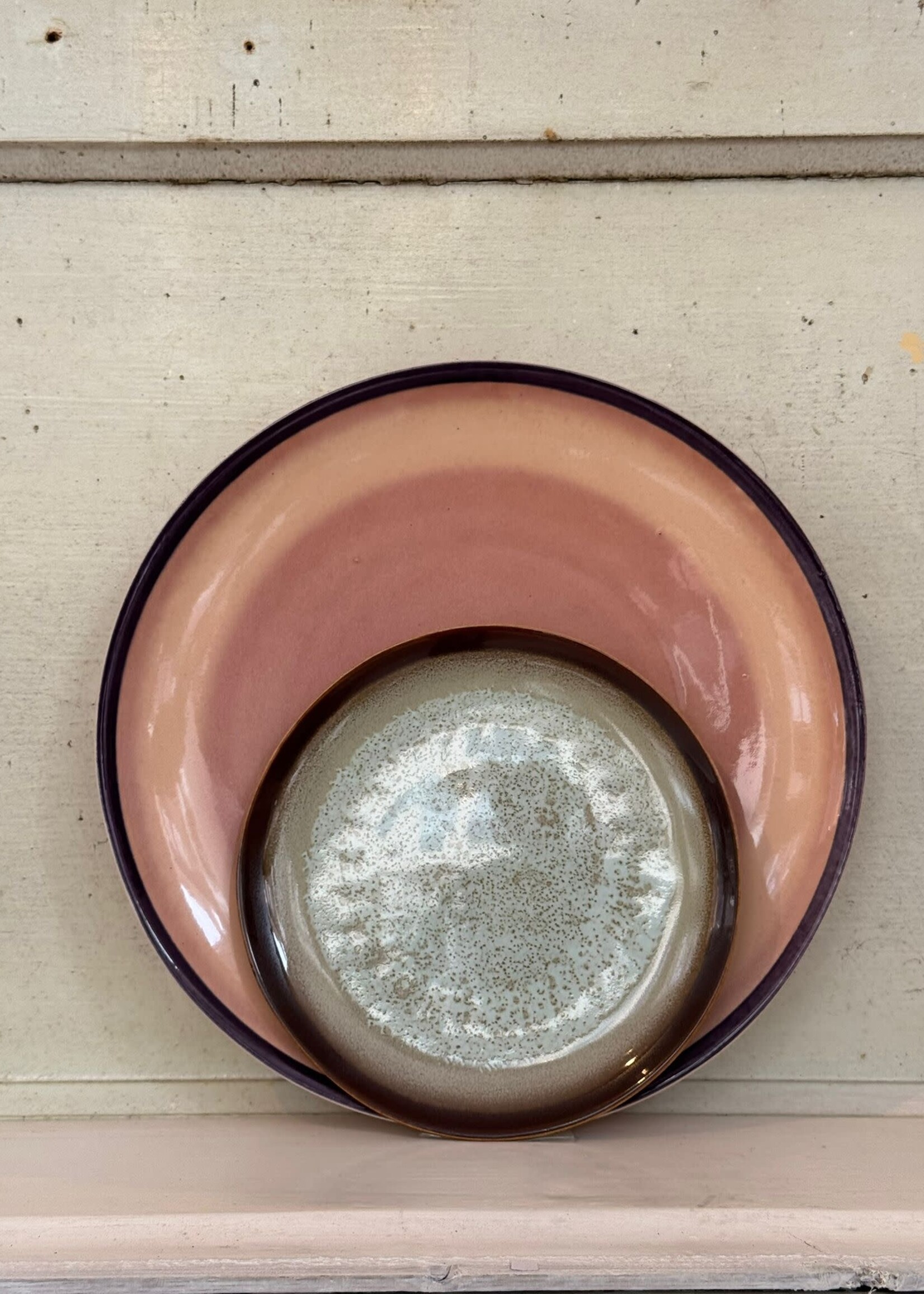 HKliving HKliving Ceramic 70's Dinner Plate 'Bedrock'