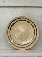 HKliving HKliving Ceramic 70's Dinner Plate 'Vanilla'