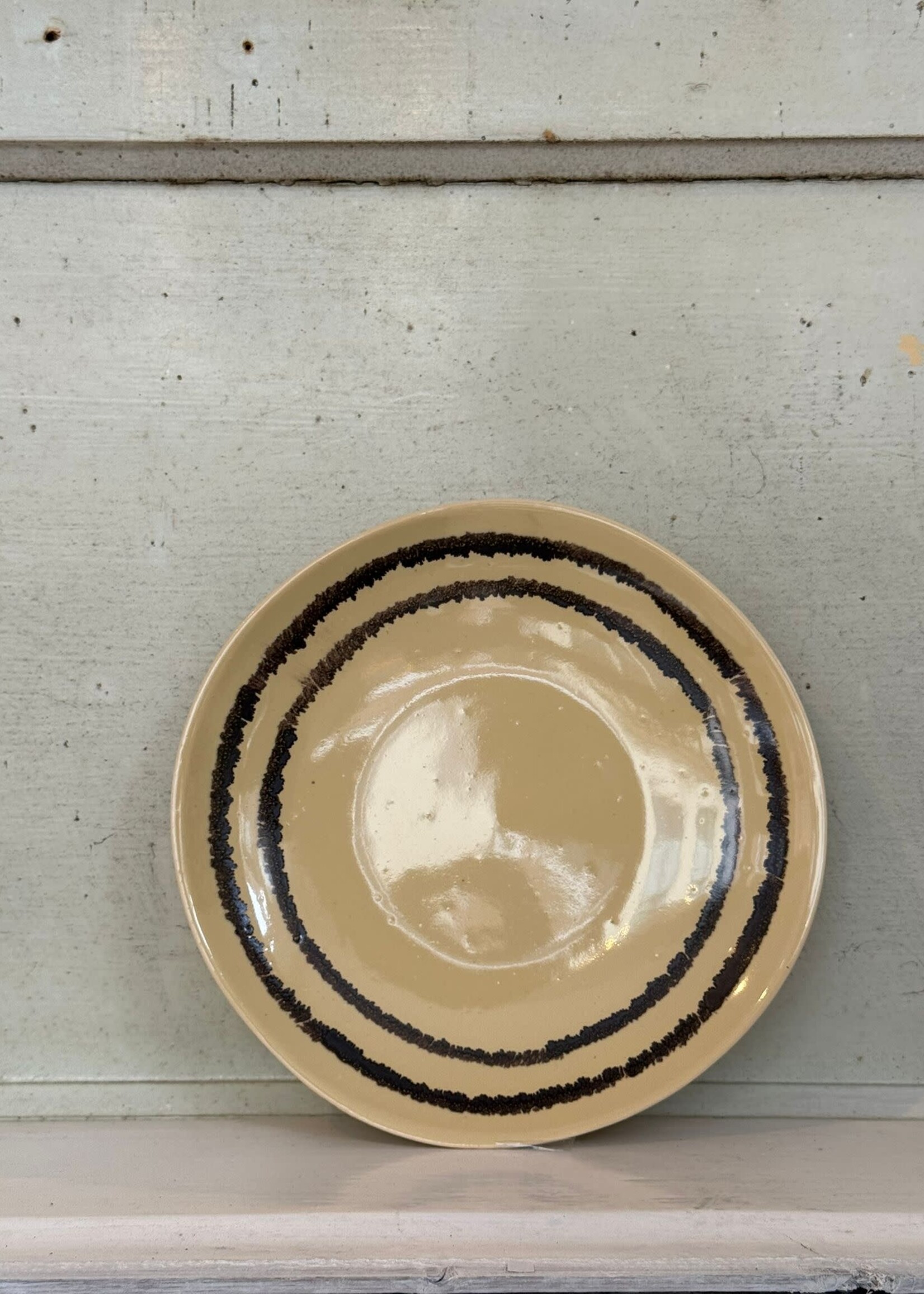 HKliving HKliving Ceramic 70's Side Plate 'Vanilla'