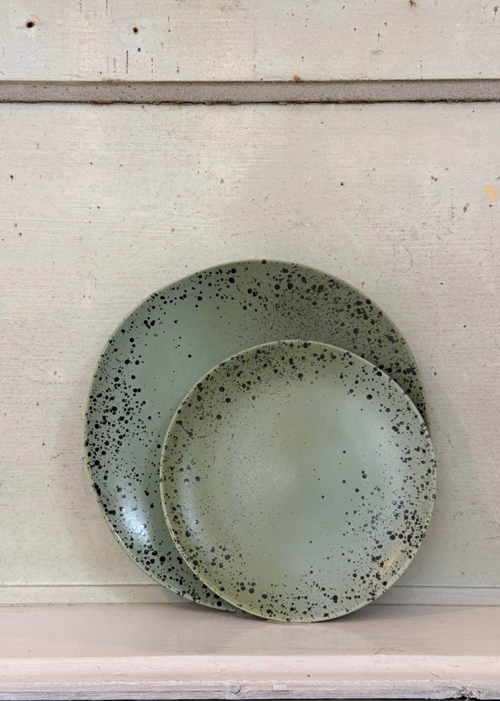 HKliving HKliving Ceramic 70's Side Plate 'Fleck'