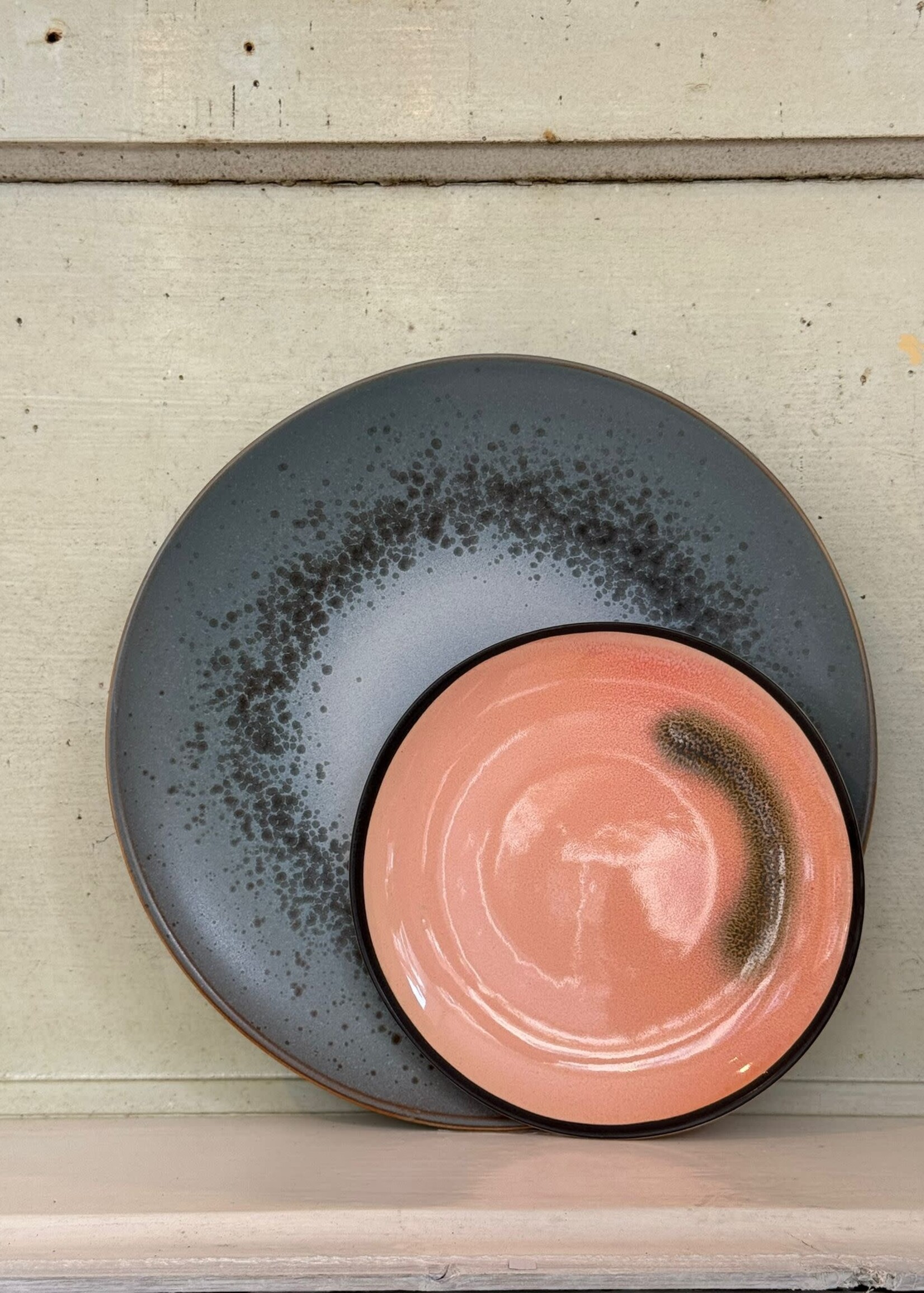 HKliving HKliving Ceramic 70's Dessert Plate 'Horizon'