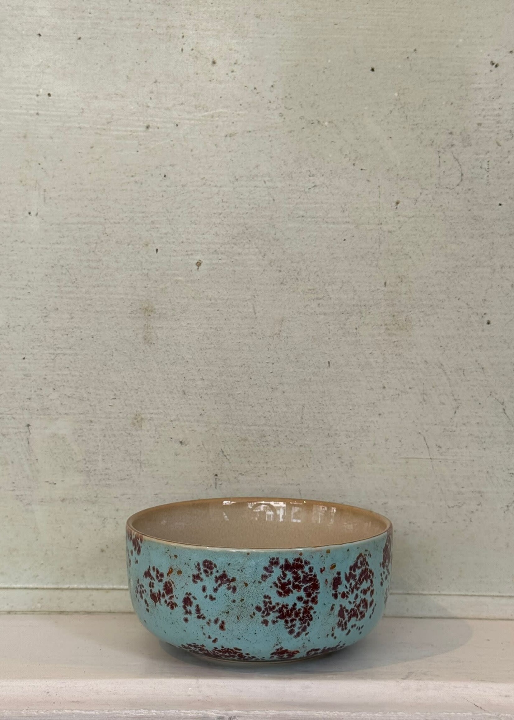 HKliving HKliving Ceramic 70's Dessert Bowl 'Patina'