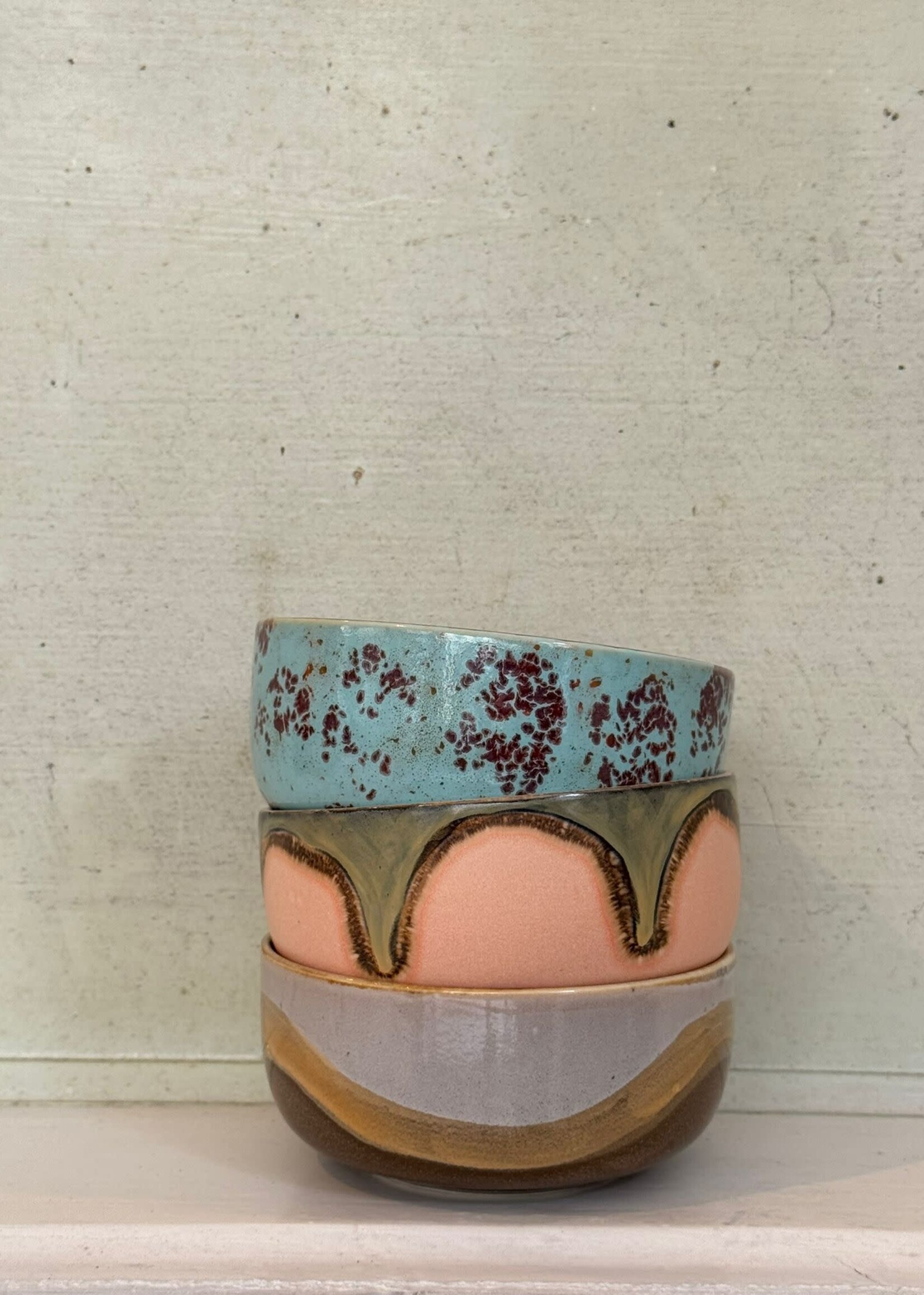 HKliving HKliving Ceramic 70's Dessert Bowl 'Patina'