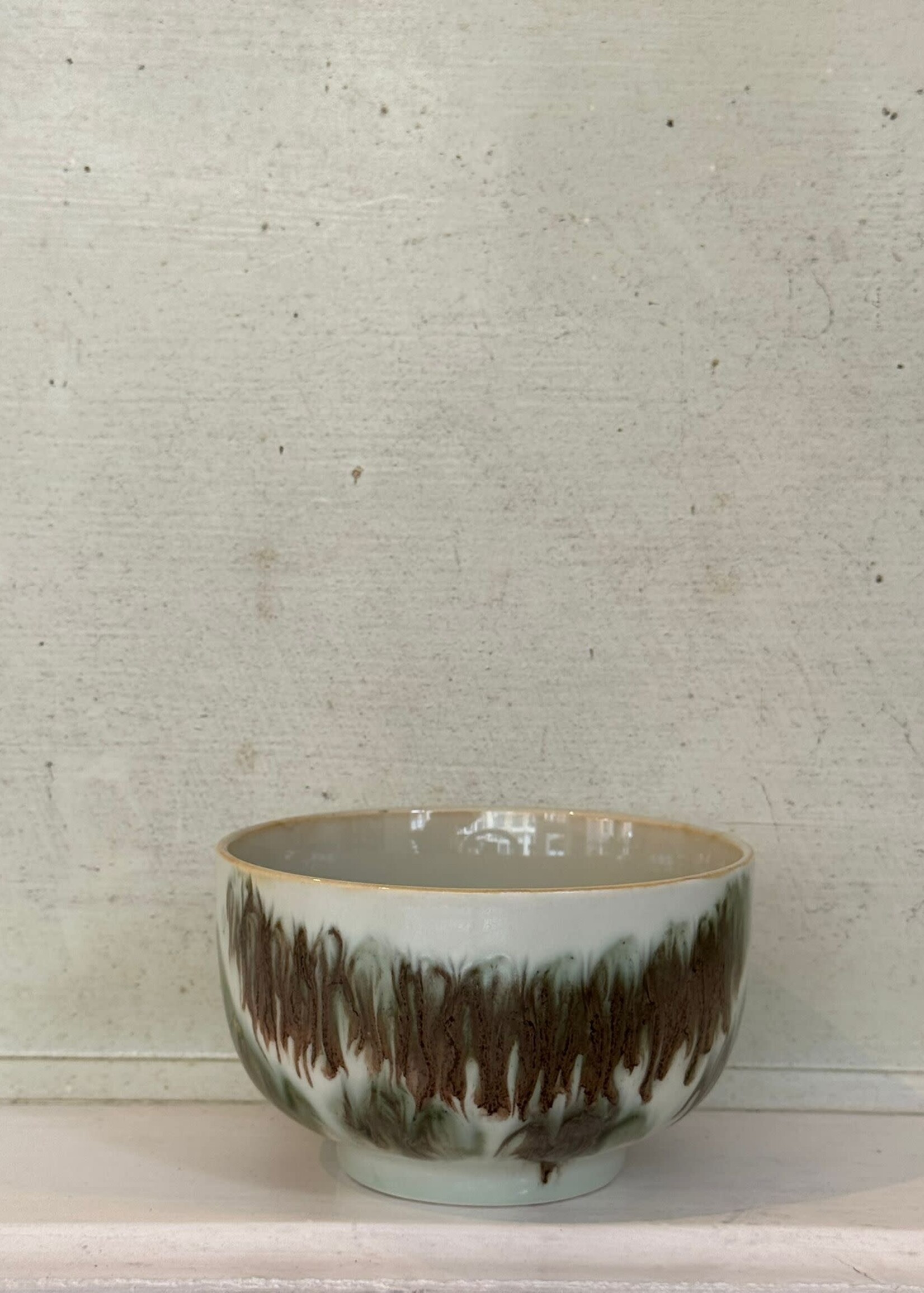 HKliving HKliving Ceramic 70's Noodle Bowl 'Tide'