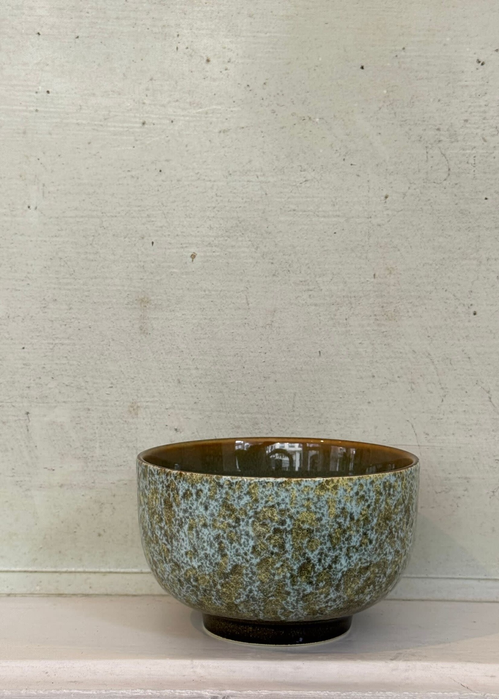 HKliving HKliving Ceramic 70's Noodle Bowl 'Verdigris'