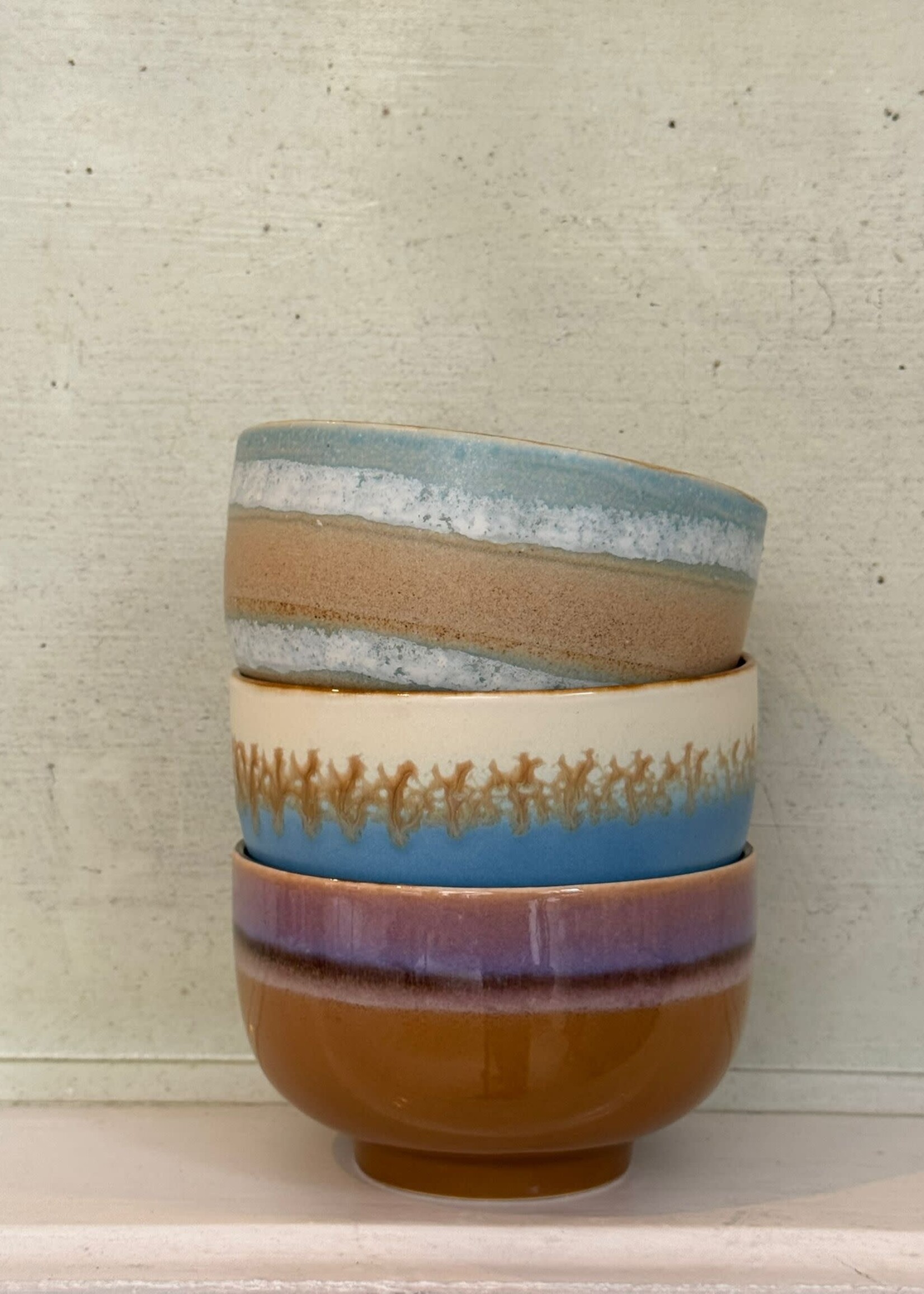 HKliving HKliving Ceramic 70's Noodle Bowl 'Prairie'