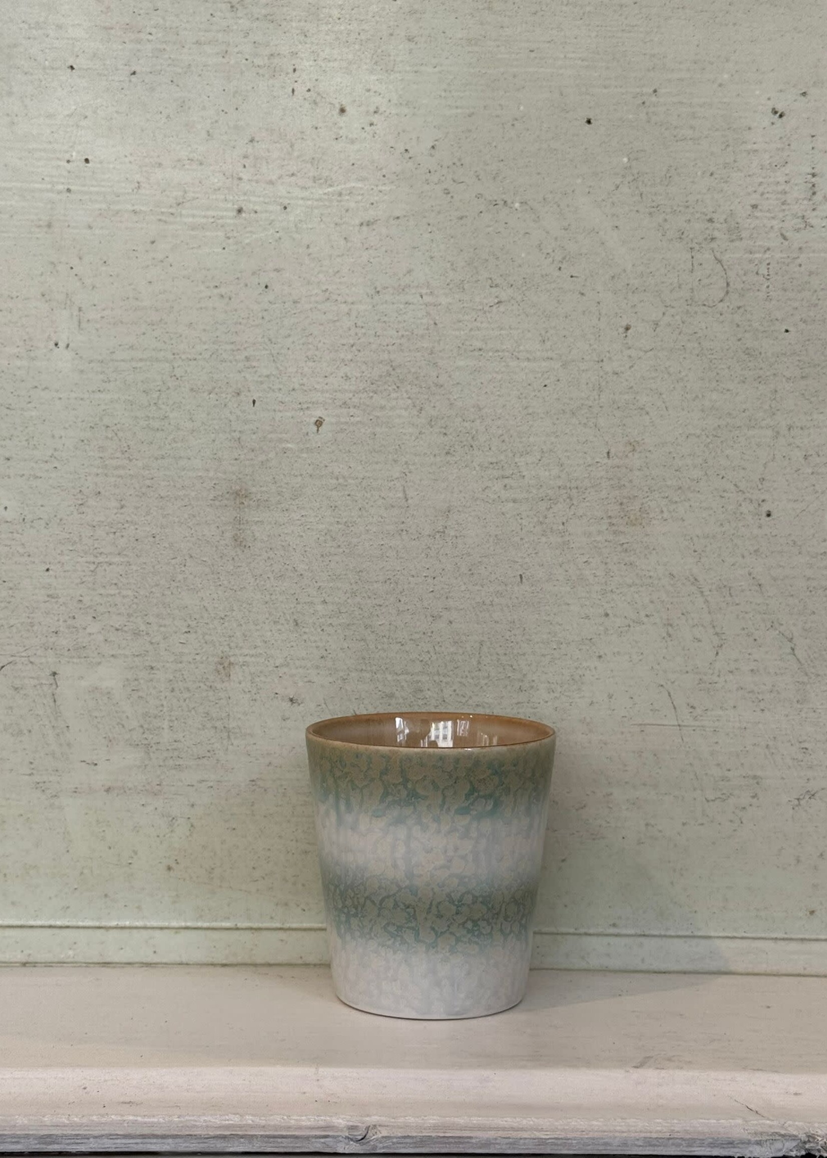 HKliving HKliving Ceramic 70's Coffee Mug 'Petal'