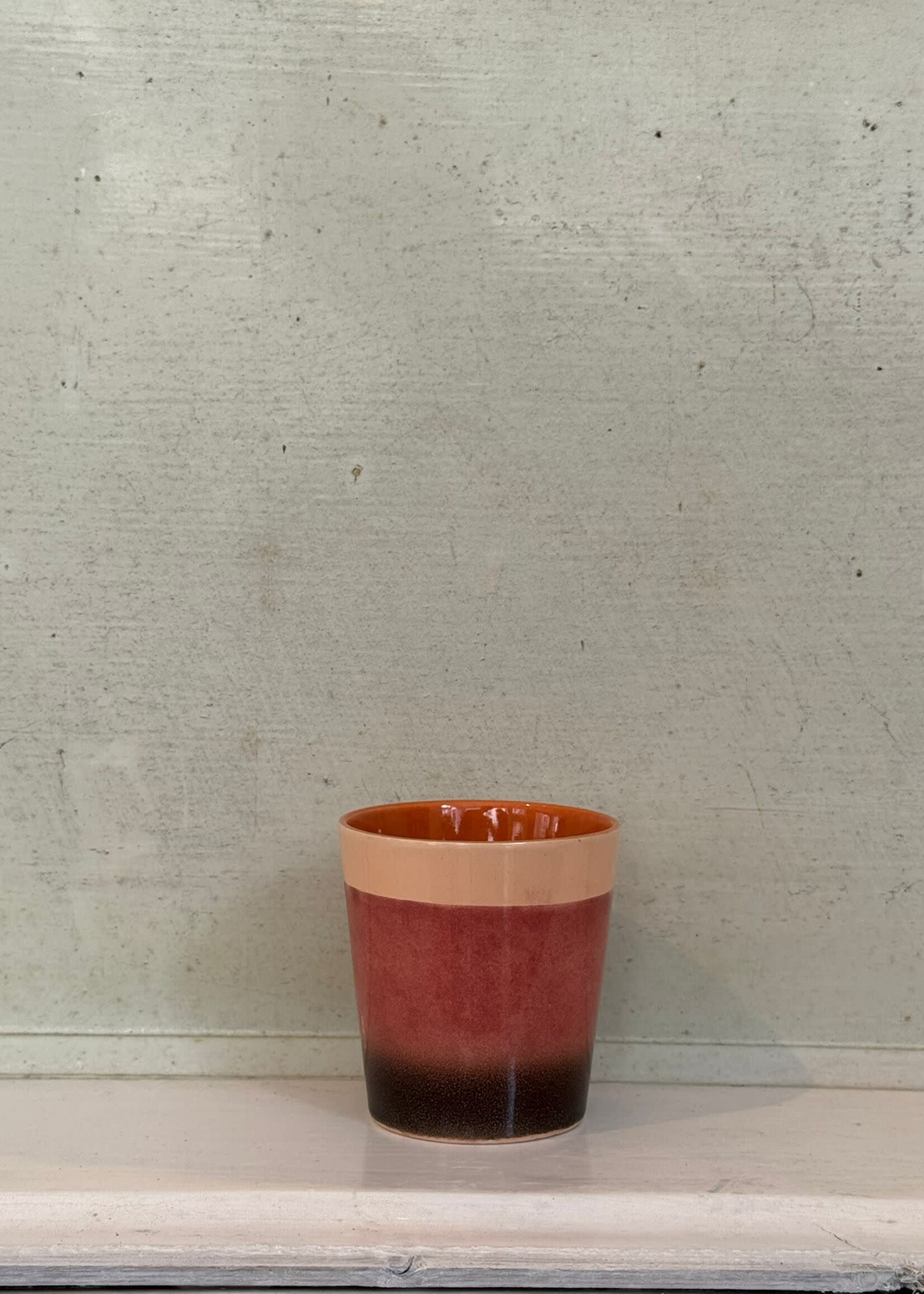 HKliving HKliving Ceramic 70's Coffee Mug 'Rise'