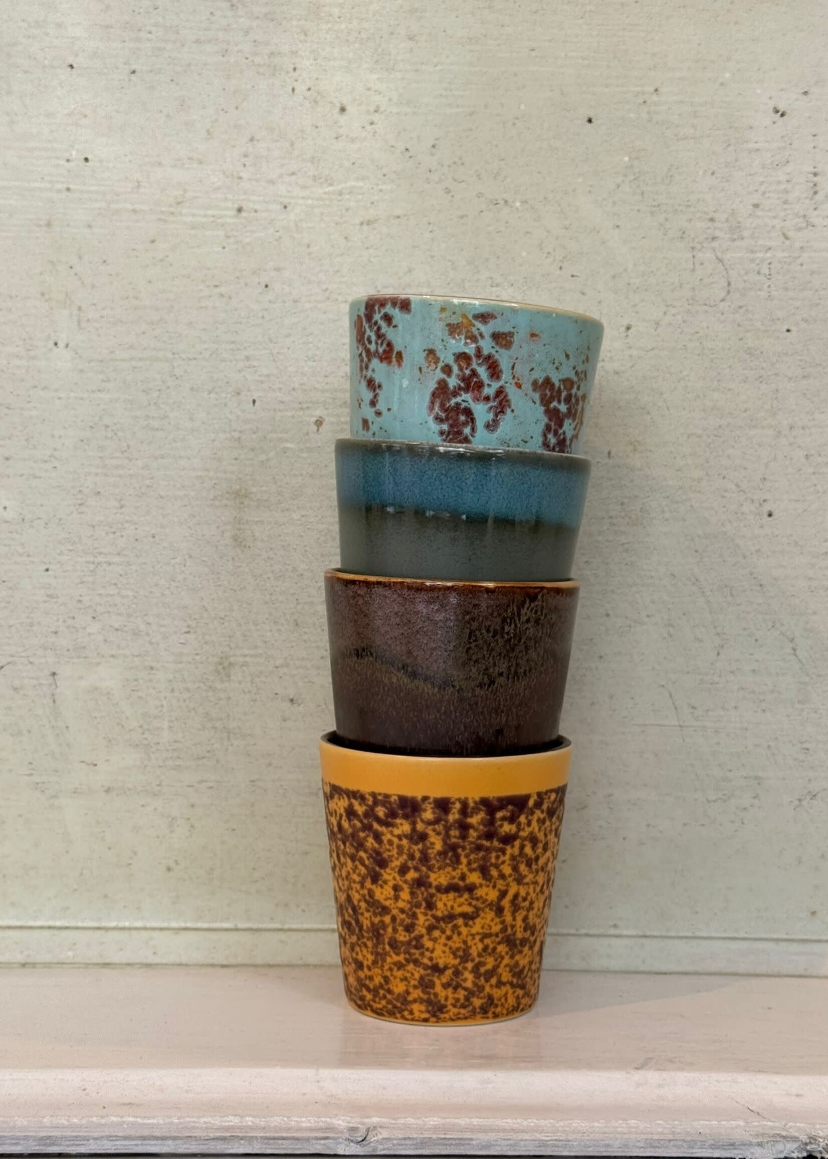 HKliving HKliving Ceramic 70's Coffee Mug 'Bay'