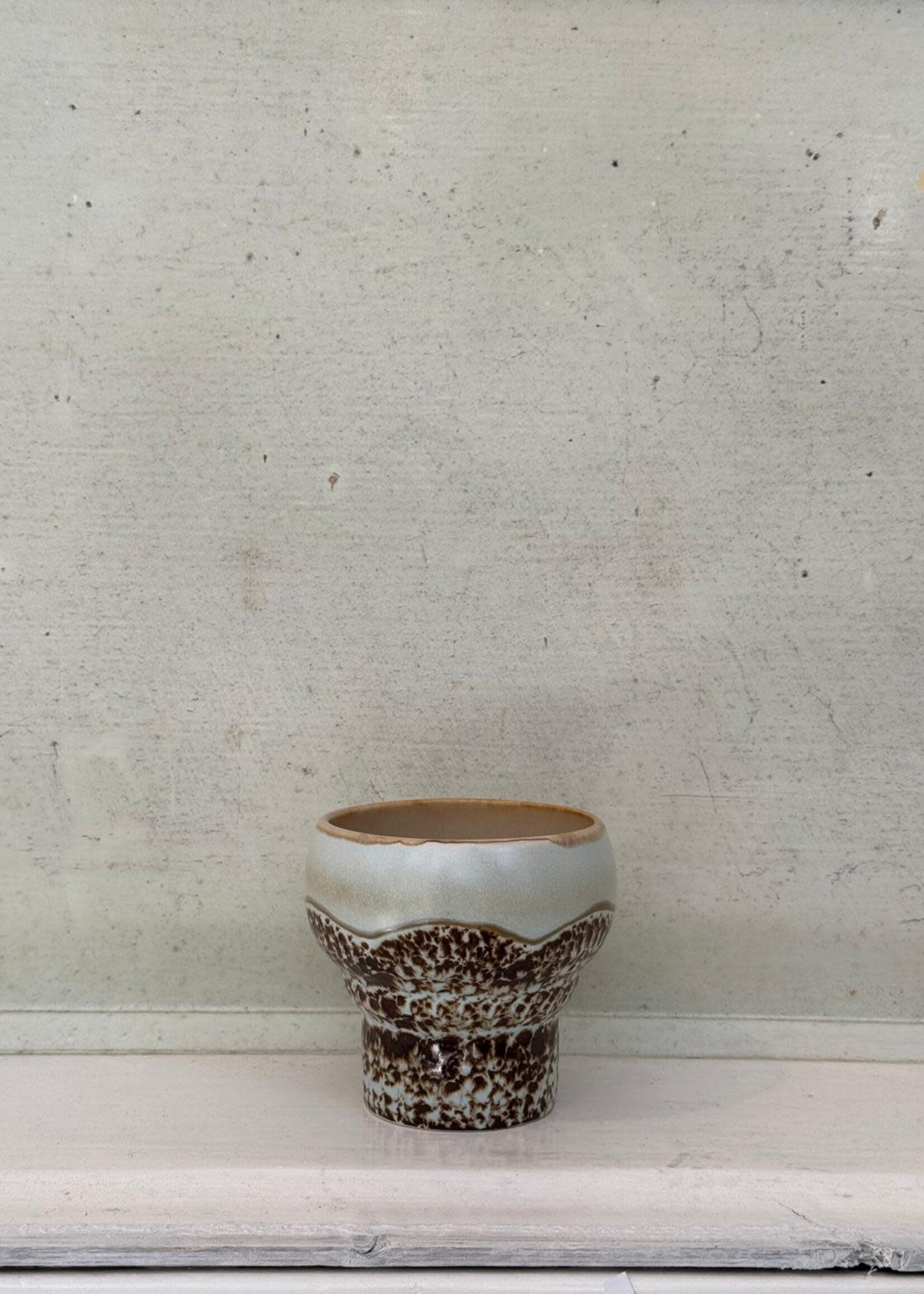 HKliving HKliving Ceramic 70's Lungo Mug 'Shell'