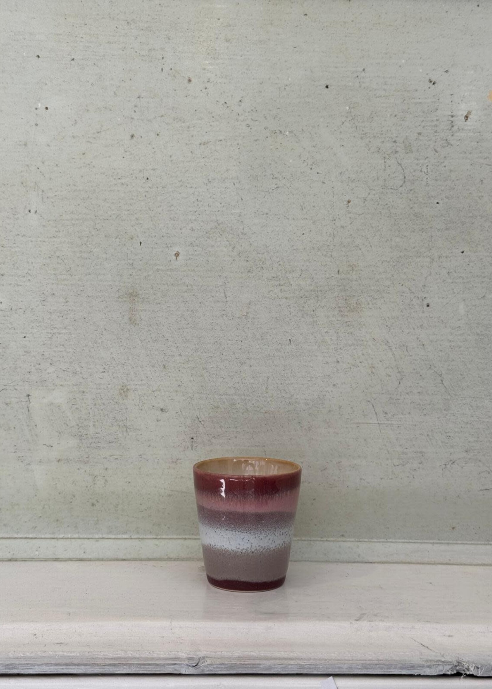 HKliving HKliving Ceramic 70's Ristretto Mug 'Bloom'