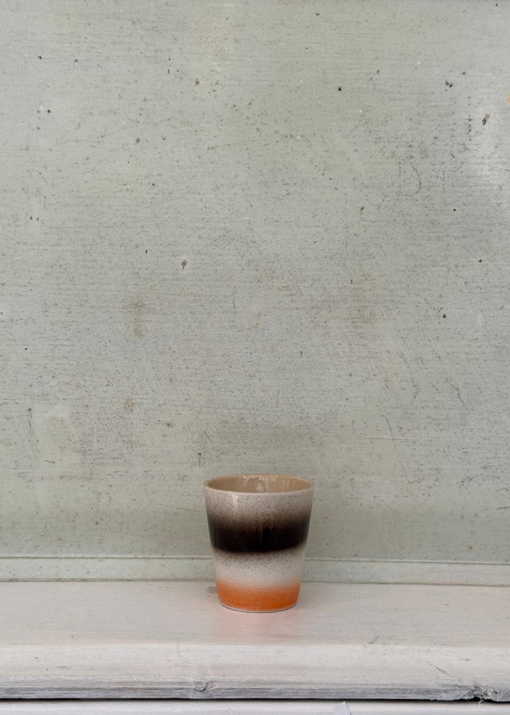 HKliving HKliving Ceramic 70's Ristretto Mug 'Bomb'