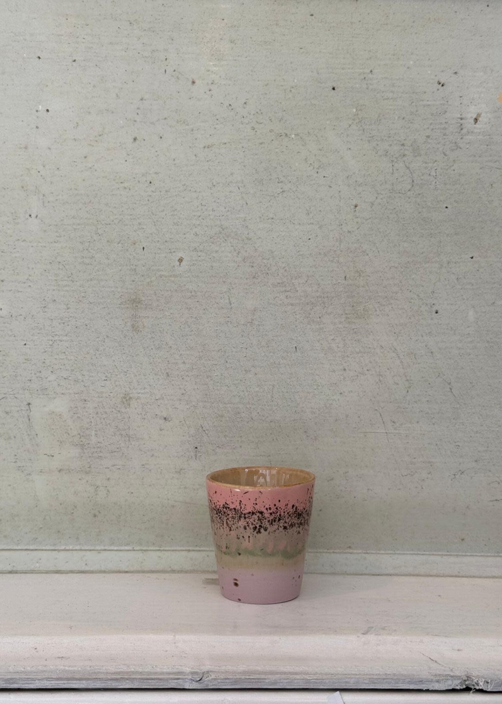 HKliving HKliving Ceramic 70's Ristretto Mug 'Glaze'