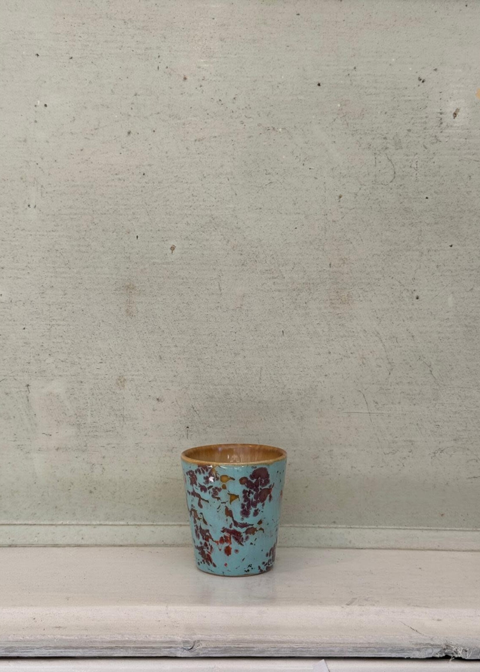 HKliving HKliving Ceramic 70's Ristretto Mug 'Patina'