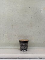 HKliving HKliving Ceramic 70's Ristretto Mug 'Rock On'