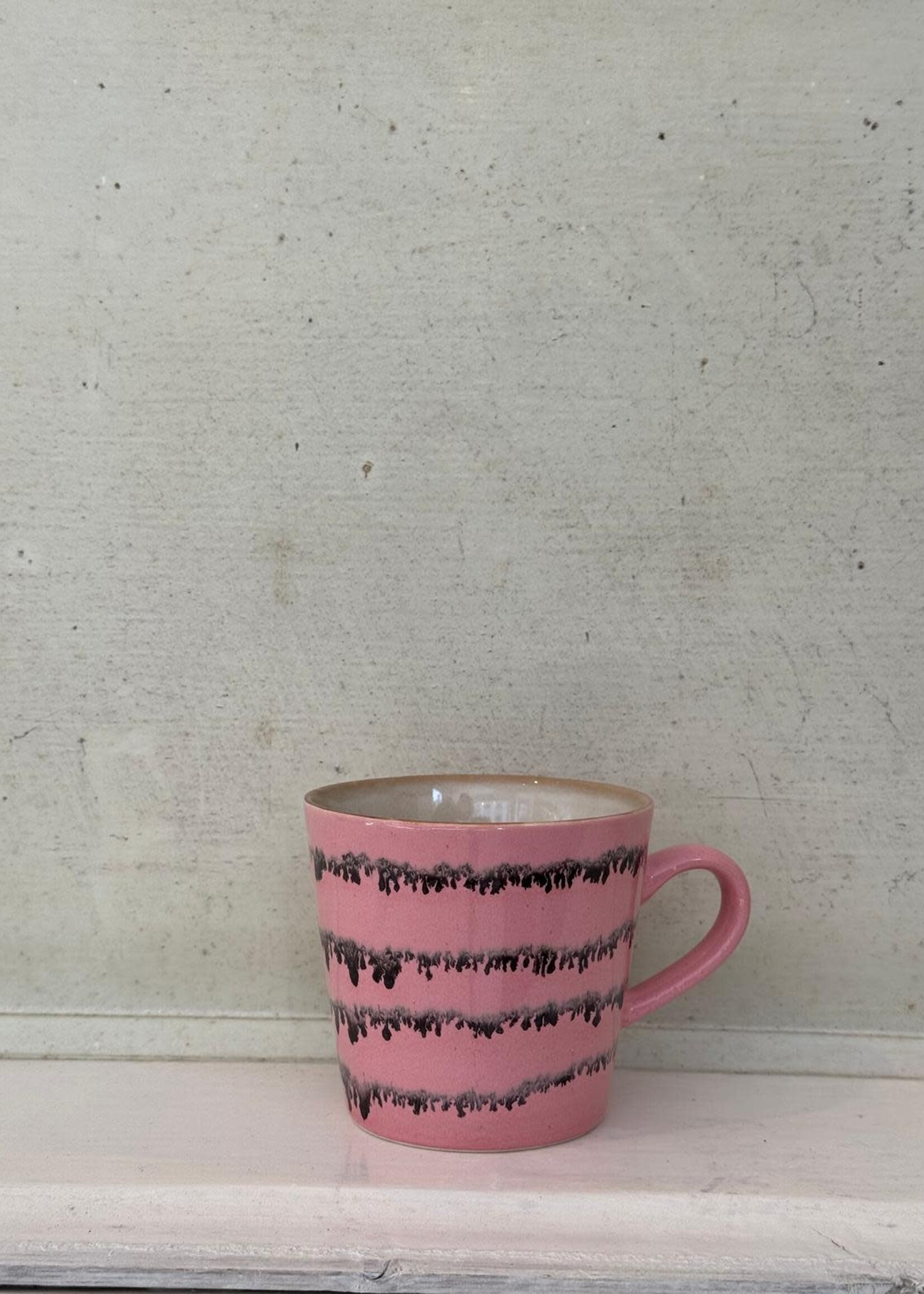 HKliving HKliving Ceramic 70's Cappuccino Mug 'Bubble'