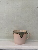 HKliving HKliving Ceramic 70's Cappuccino Mug 'Blossom'