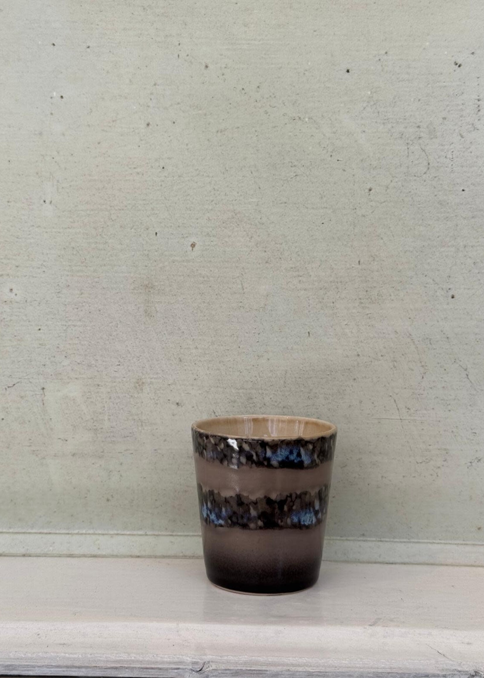 HKliving HKliving Ceramic 70's Coffee Mug 'Fern'