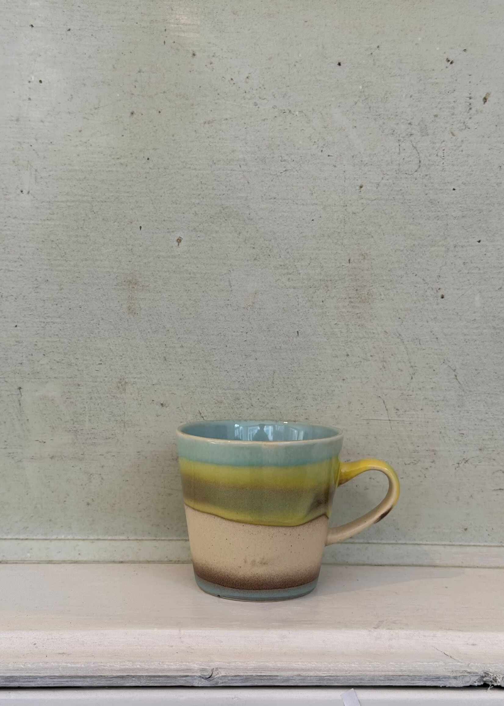 HKliving HKliving Ceramic 70's Americano Mug 'Glint'
