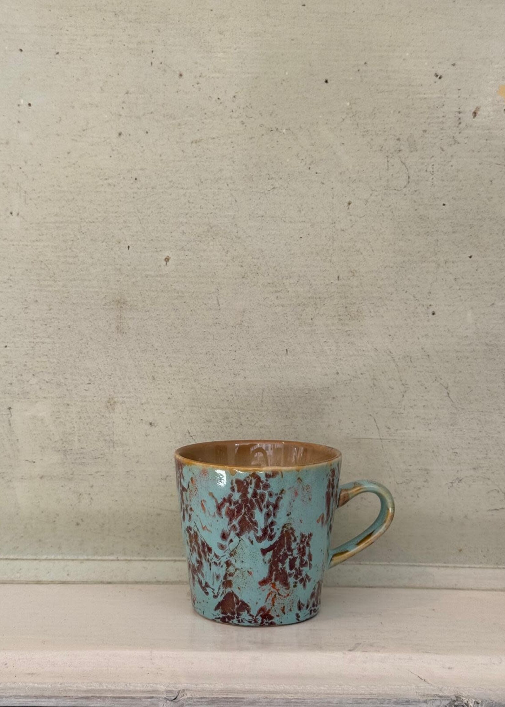 HKliving HKliving Ceramic 70's Americano Mug 'Patina'