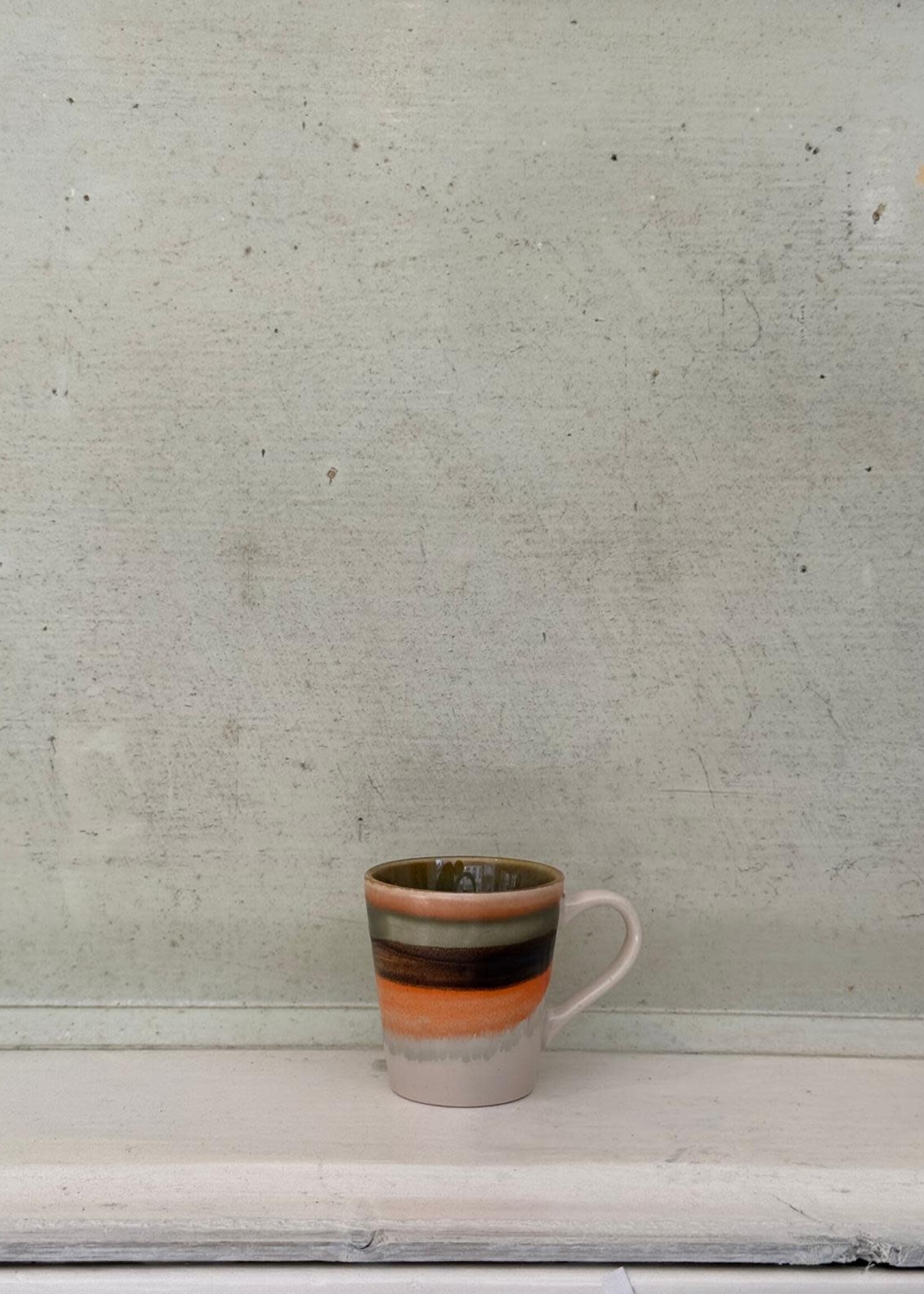 HKliving HKliving Ceramic 70's Espresso Mug 'Burst'