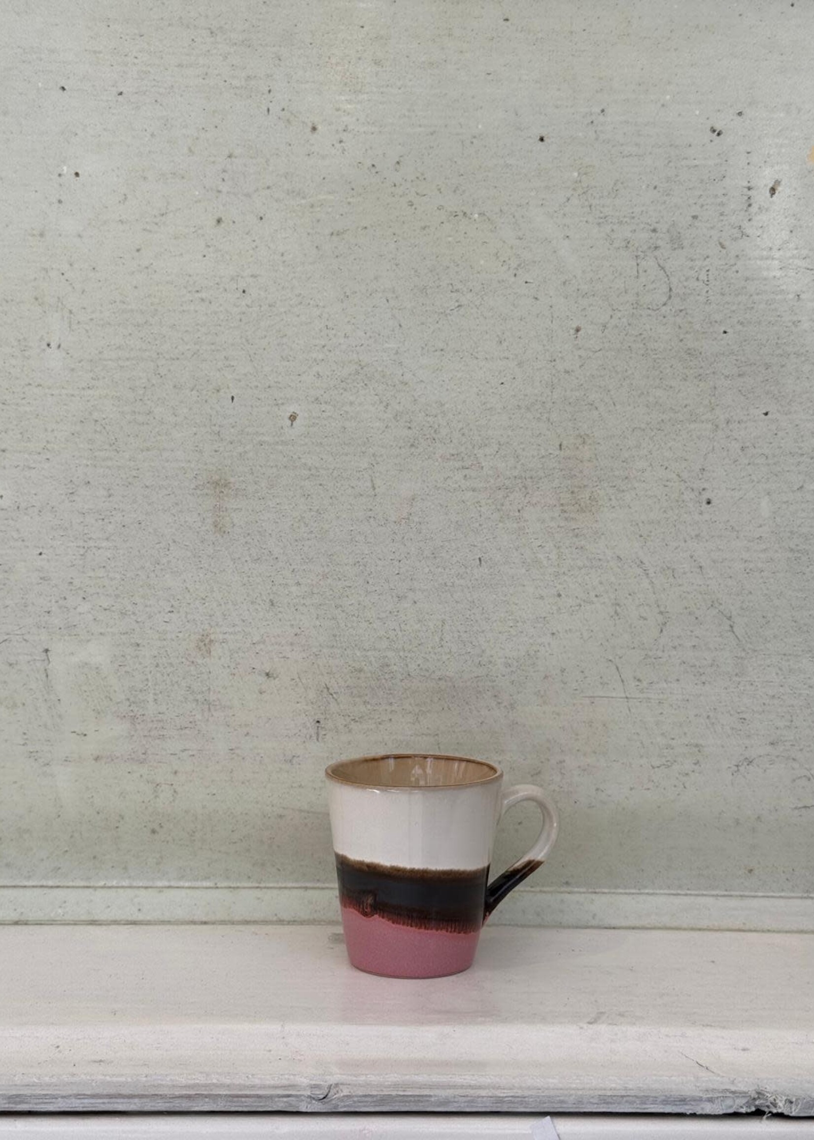 HKliving HKliving Ceramic 70's Espresso Mug 'Dunes'