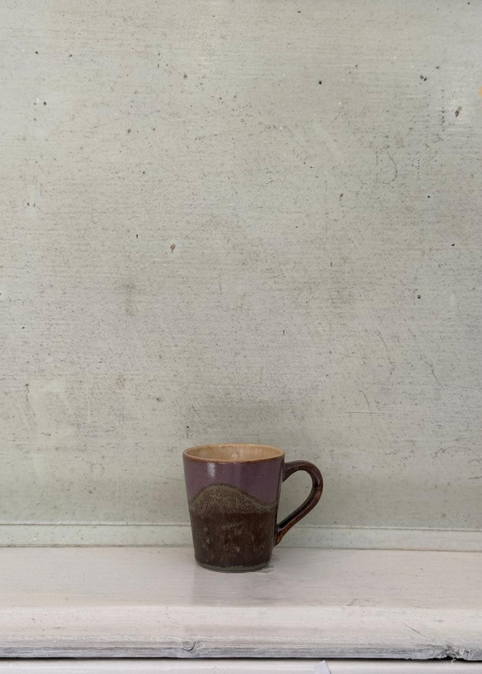 HKliving HKliving Ceramic 70's Espresso Mug 'Torrent'