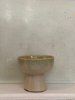 HKliving HKliving Ceramic 70's Tapas Bowl on Base L 'Slush'