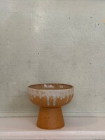 HKliving HKliving Ceramic 70's Tapas Bowl on Base S 'Dunes'