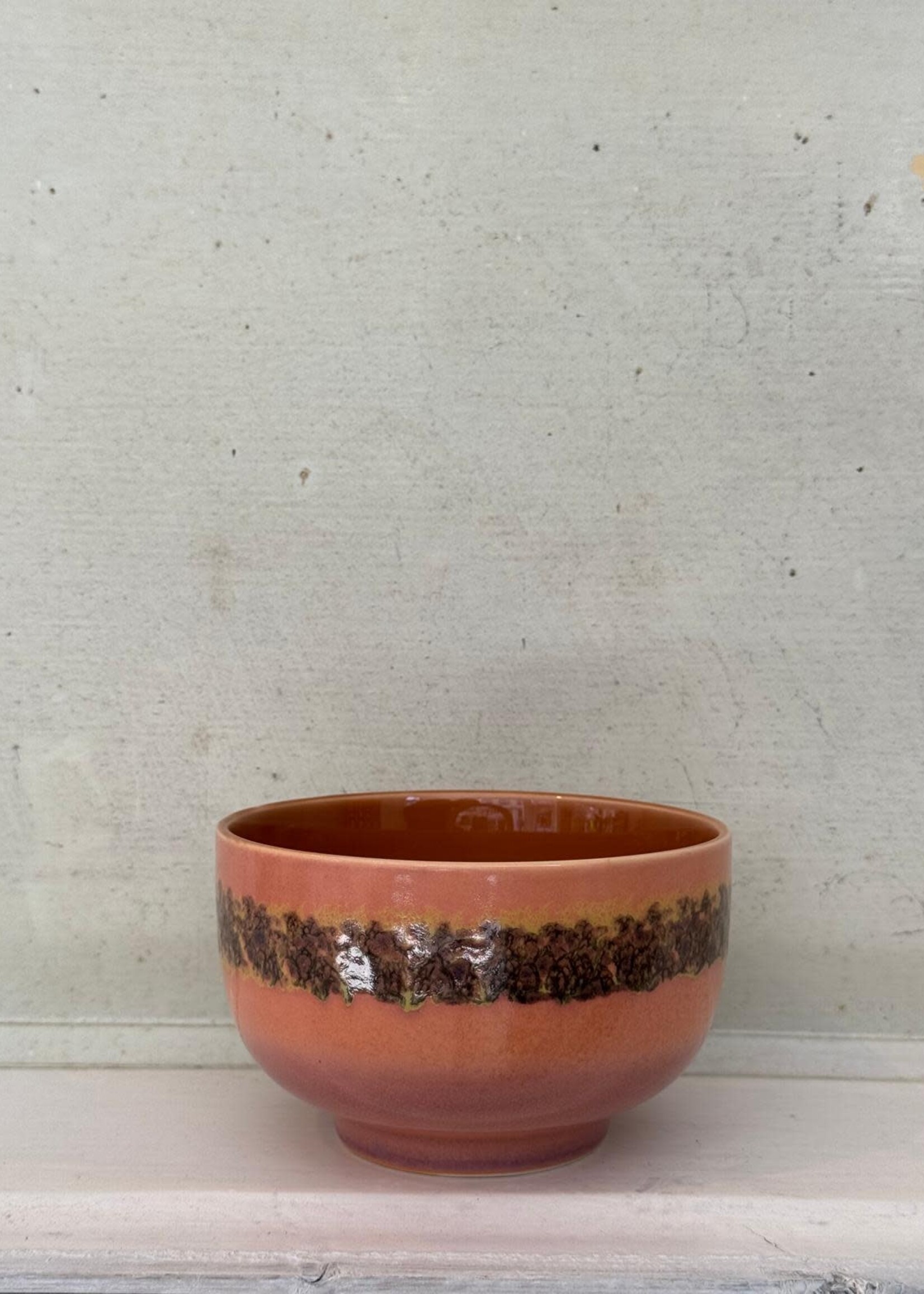 HKliving HKliving Ceramic 70's Noodle Bowl 'Lush'