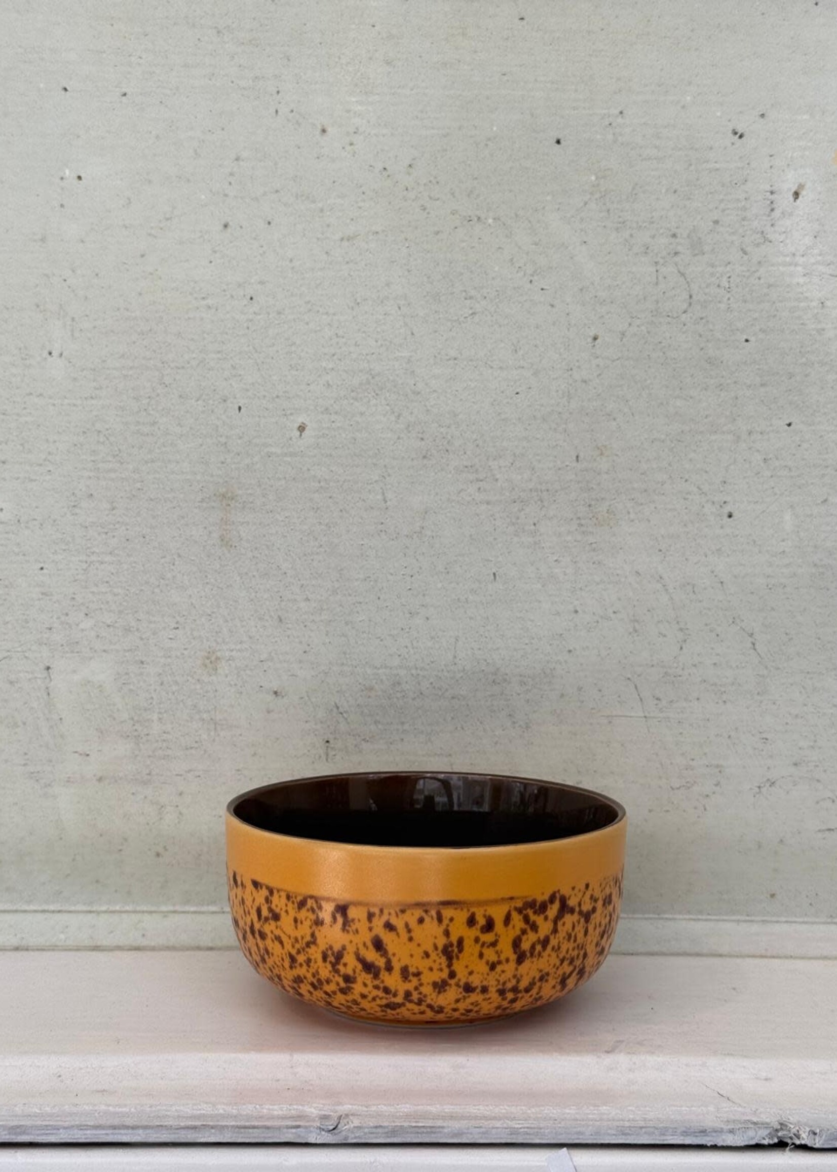 HKliving HKliving Ceramic 70's Dessert Bowl 'Bay'