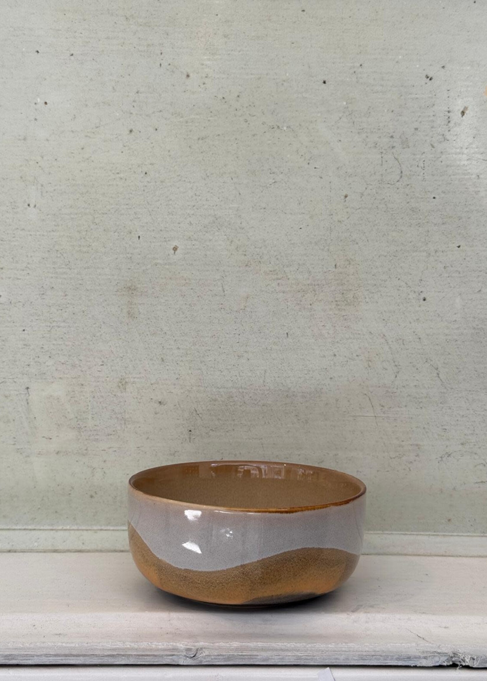 HKliving HKliving Ceramic 70's Dessert Bowl 'Oasis'