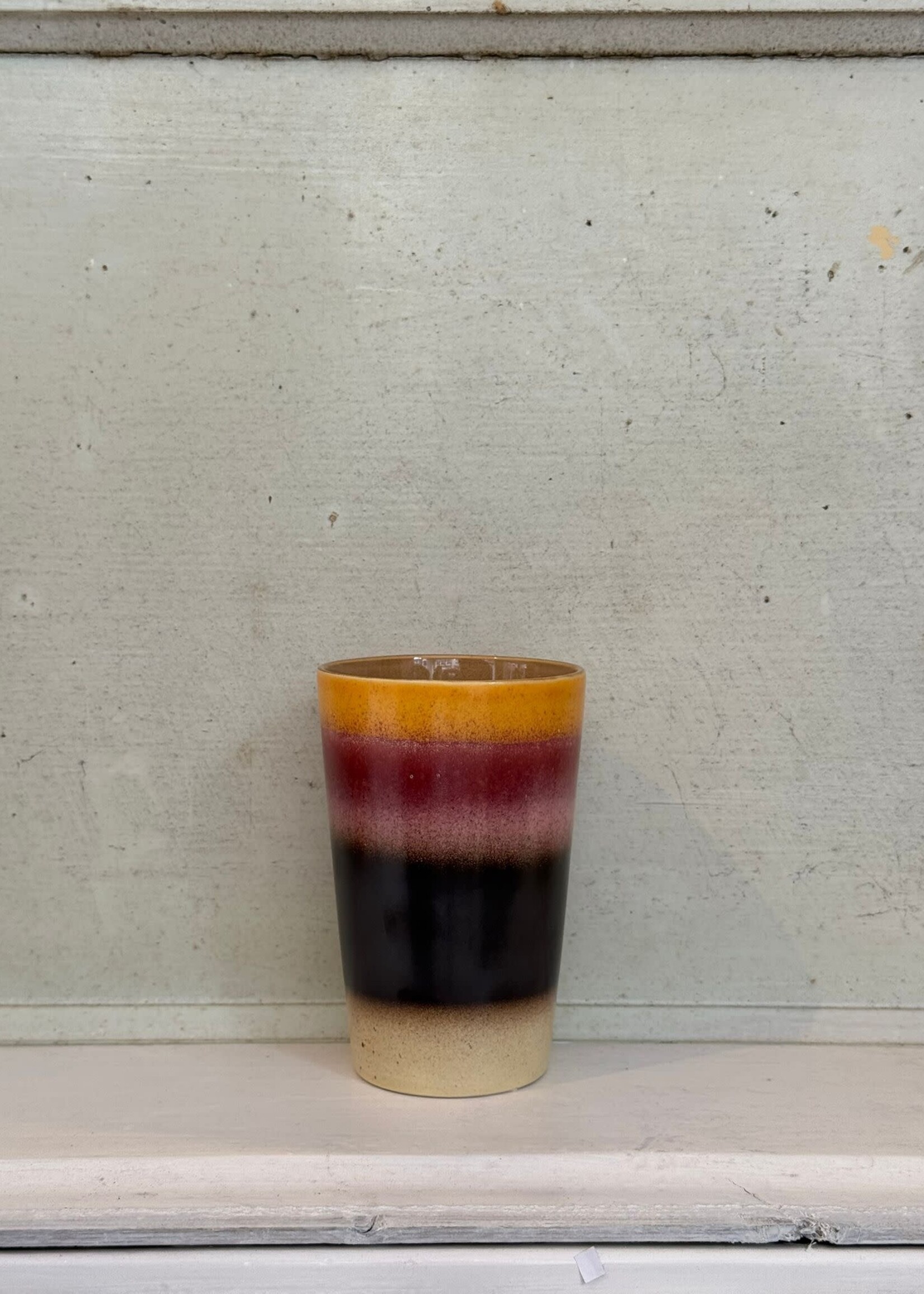 HKliving HKliving Ceramic 70's Tea Mug 'Sunset'