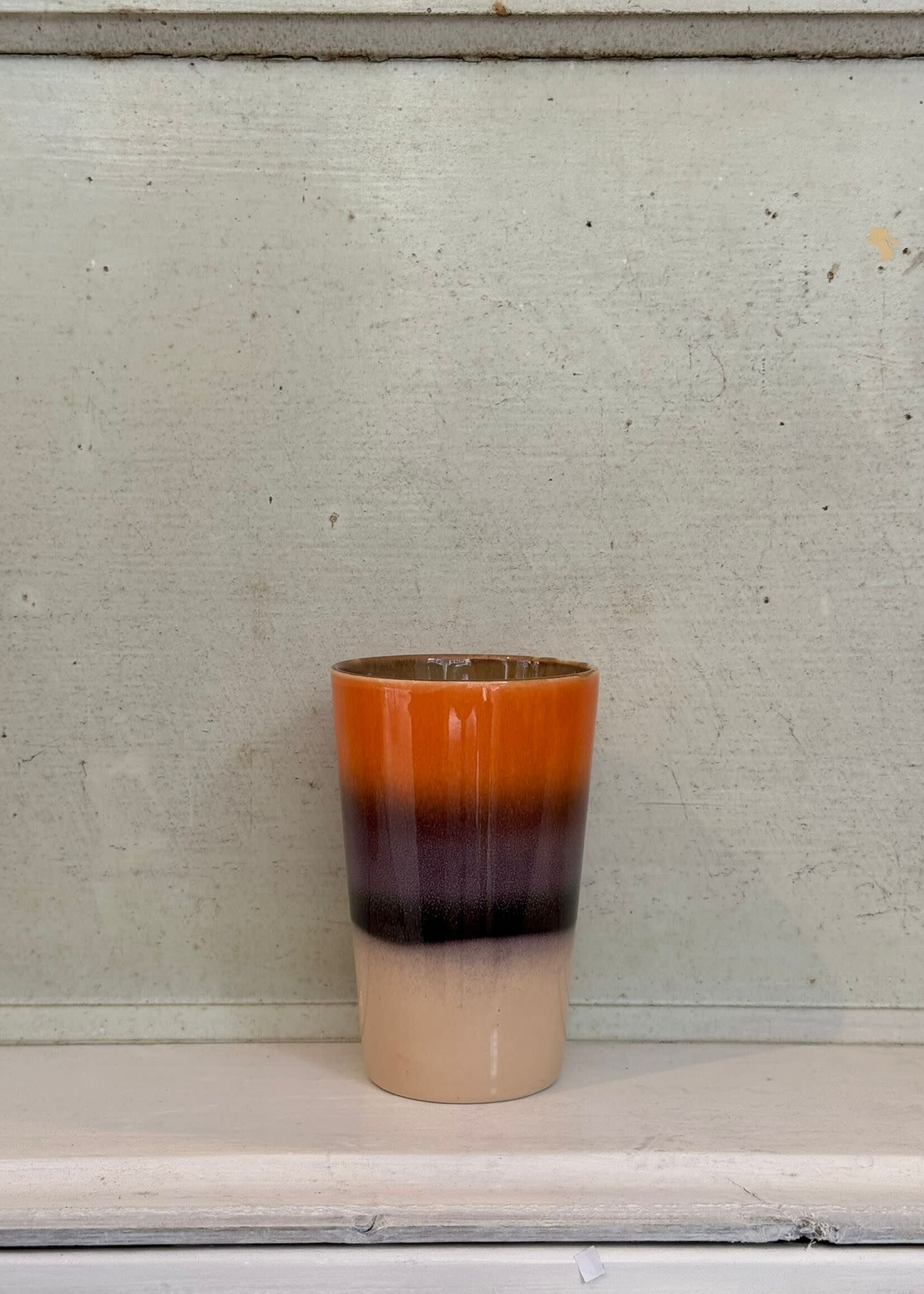 HKliving HKliving Ceramic 70's Tea Mug 'Rise'